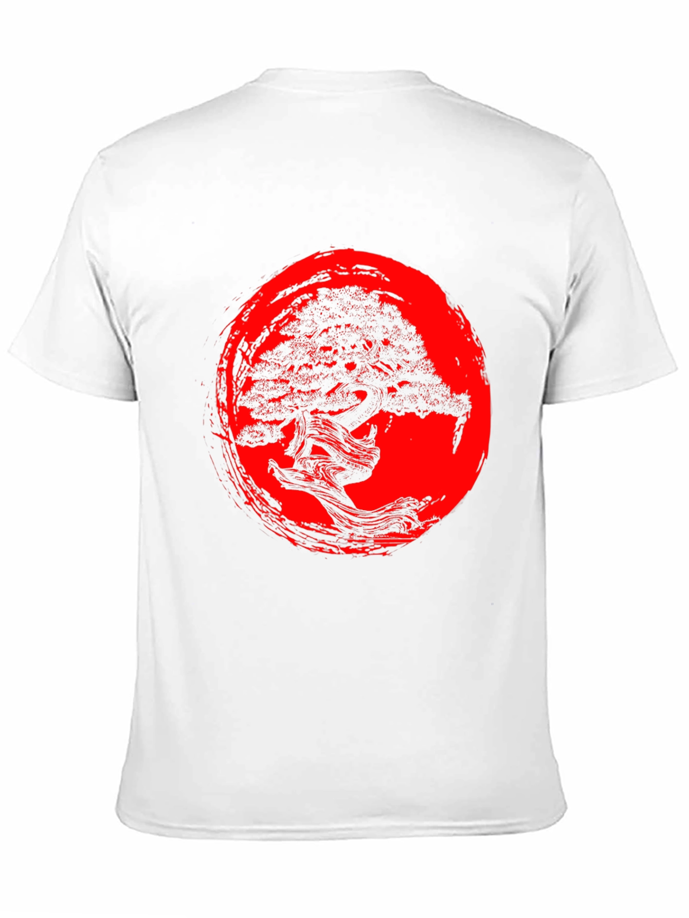 Bonsai Tree Graphic T-Shirt - Zen Style Black Tee