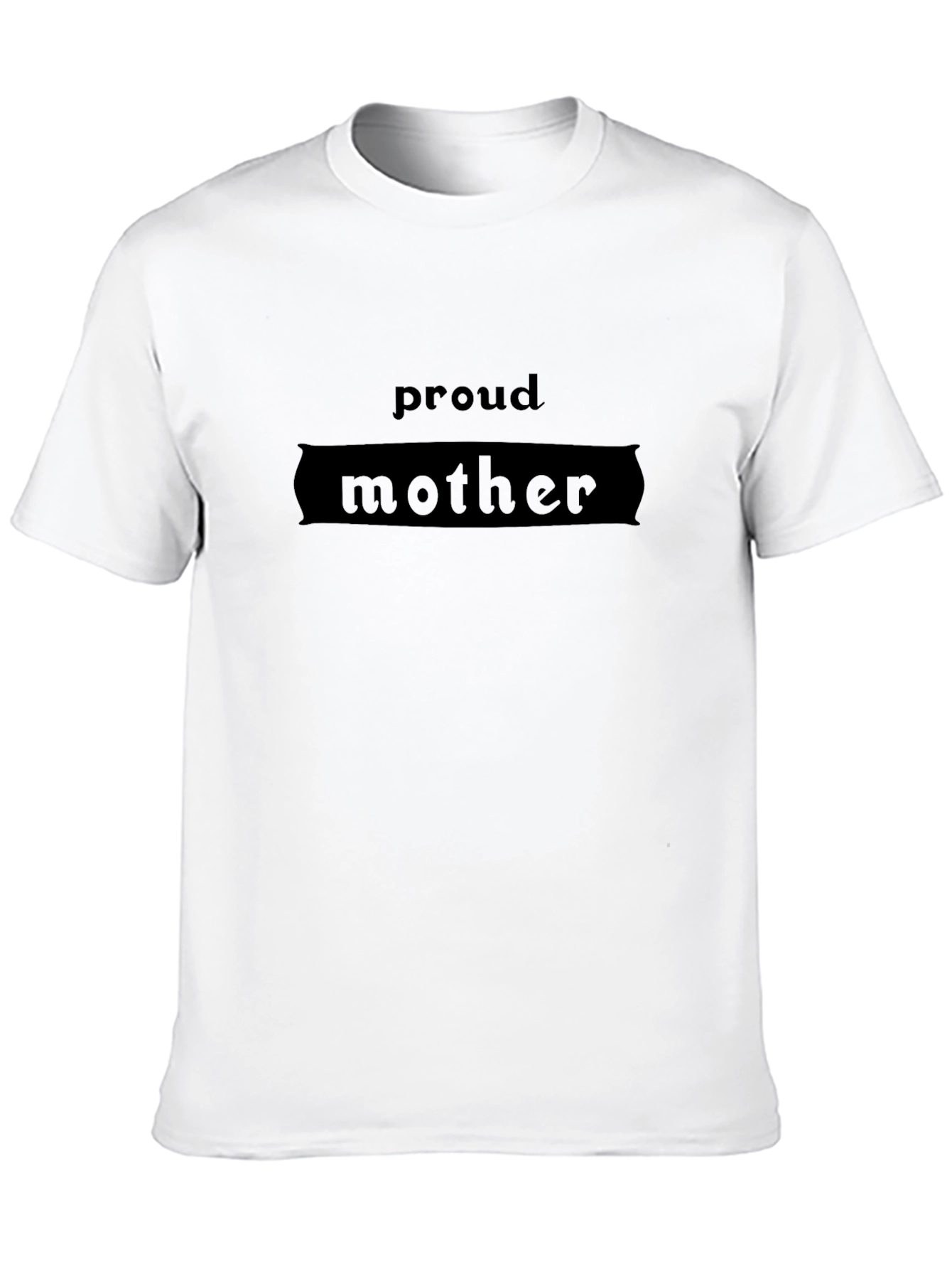 Proud Mother Black T-Shirt - Classic Design