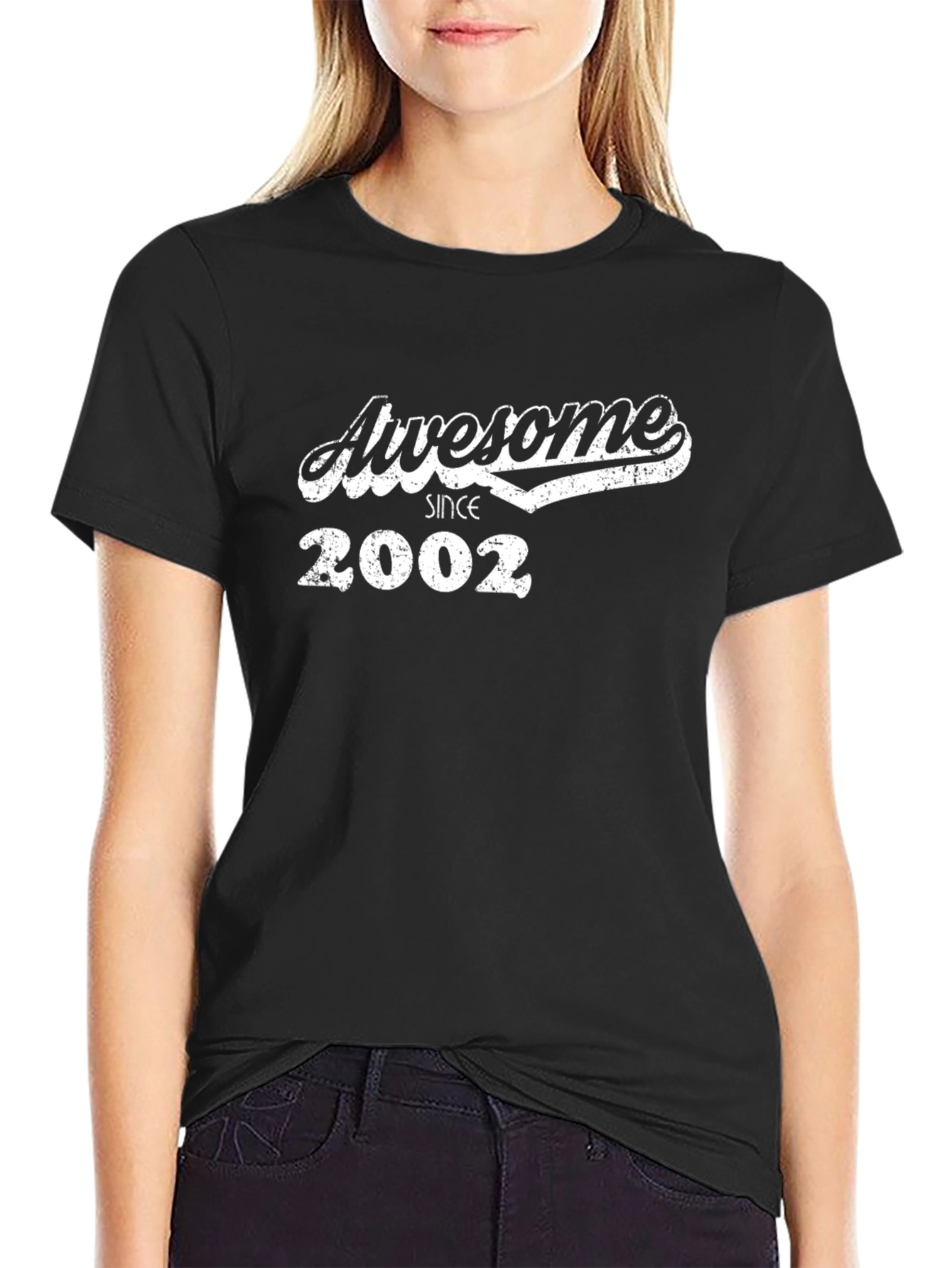 Awesome Since 2002 Black T-Shirt