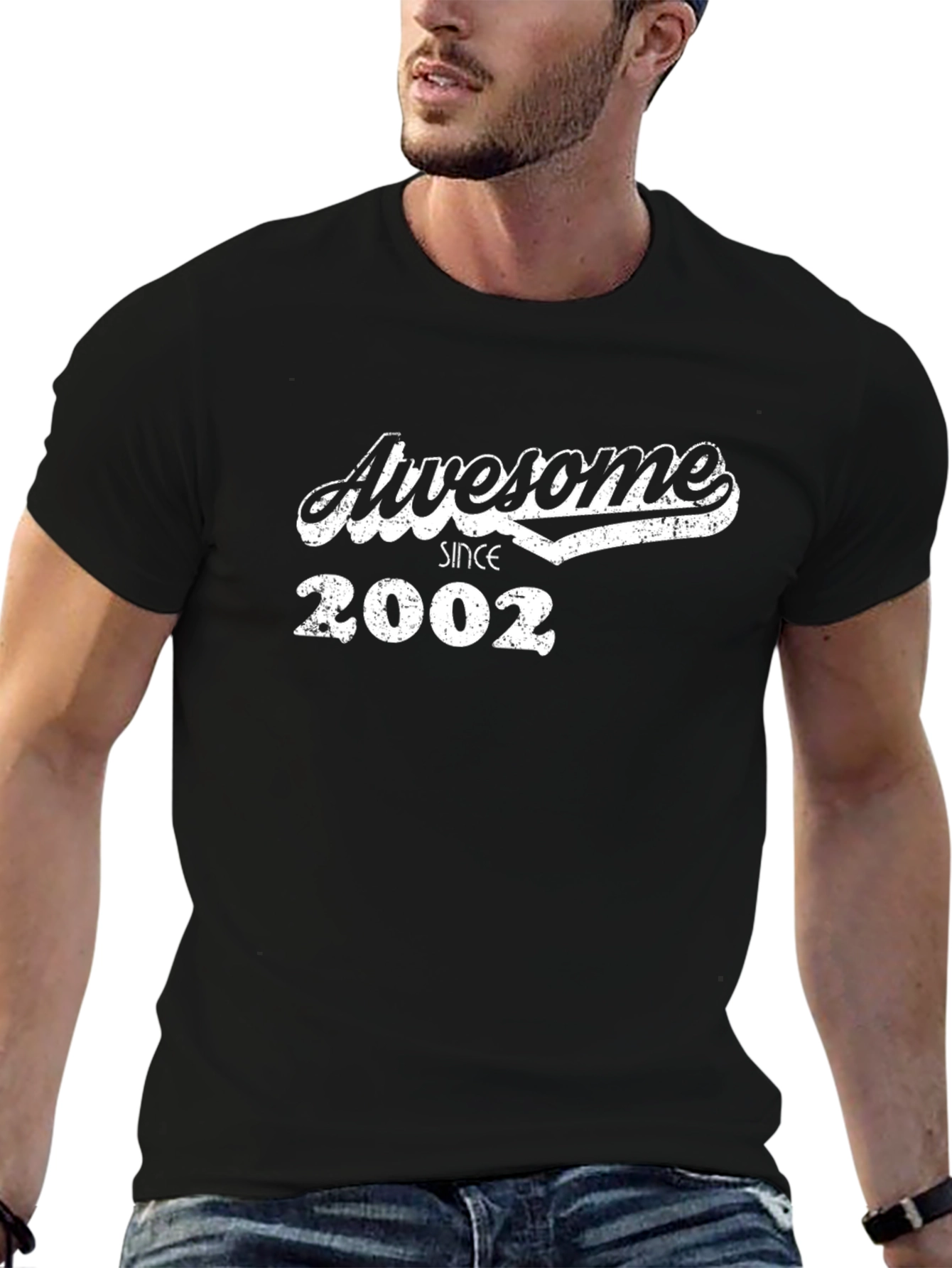 Awesome Since 2002 Black T-Shirt
