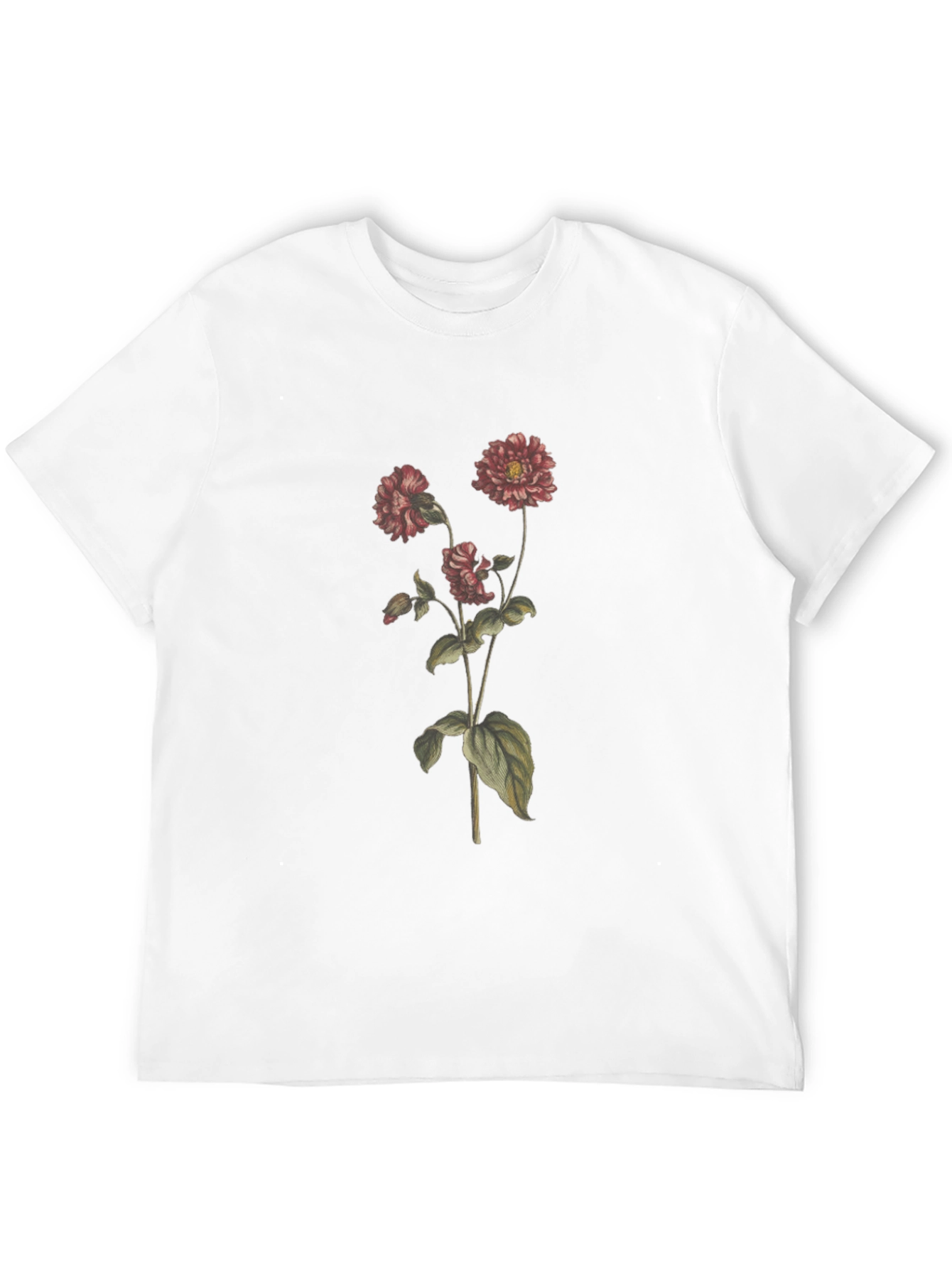 Floral Print Crew Neck T-Shirt