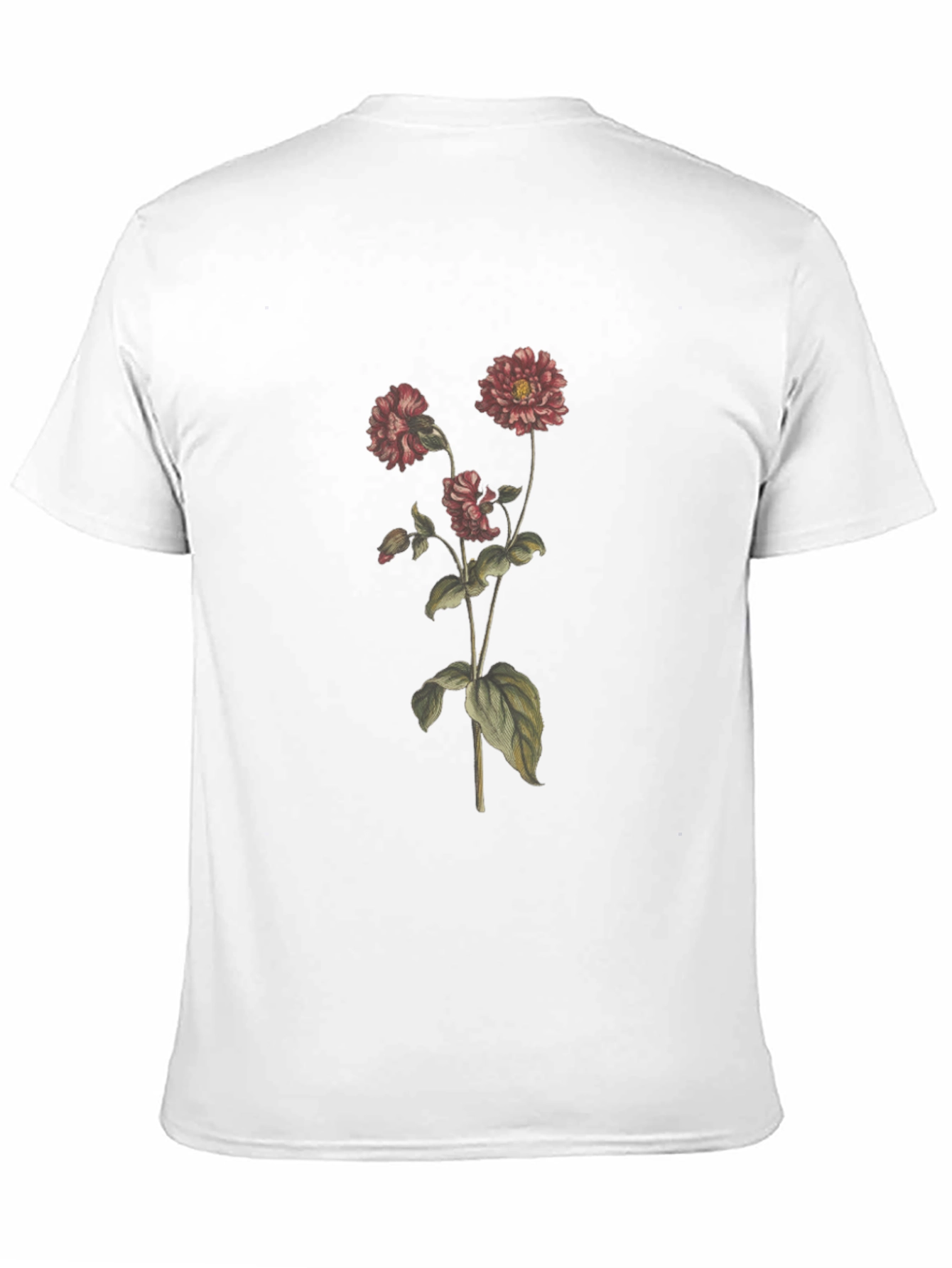 Floral Print Crew Neck T-Shirt