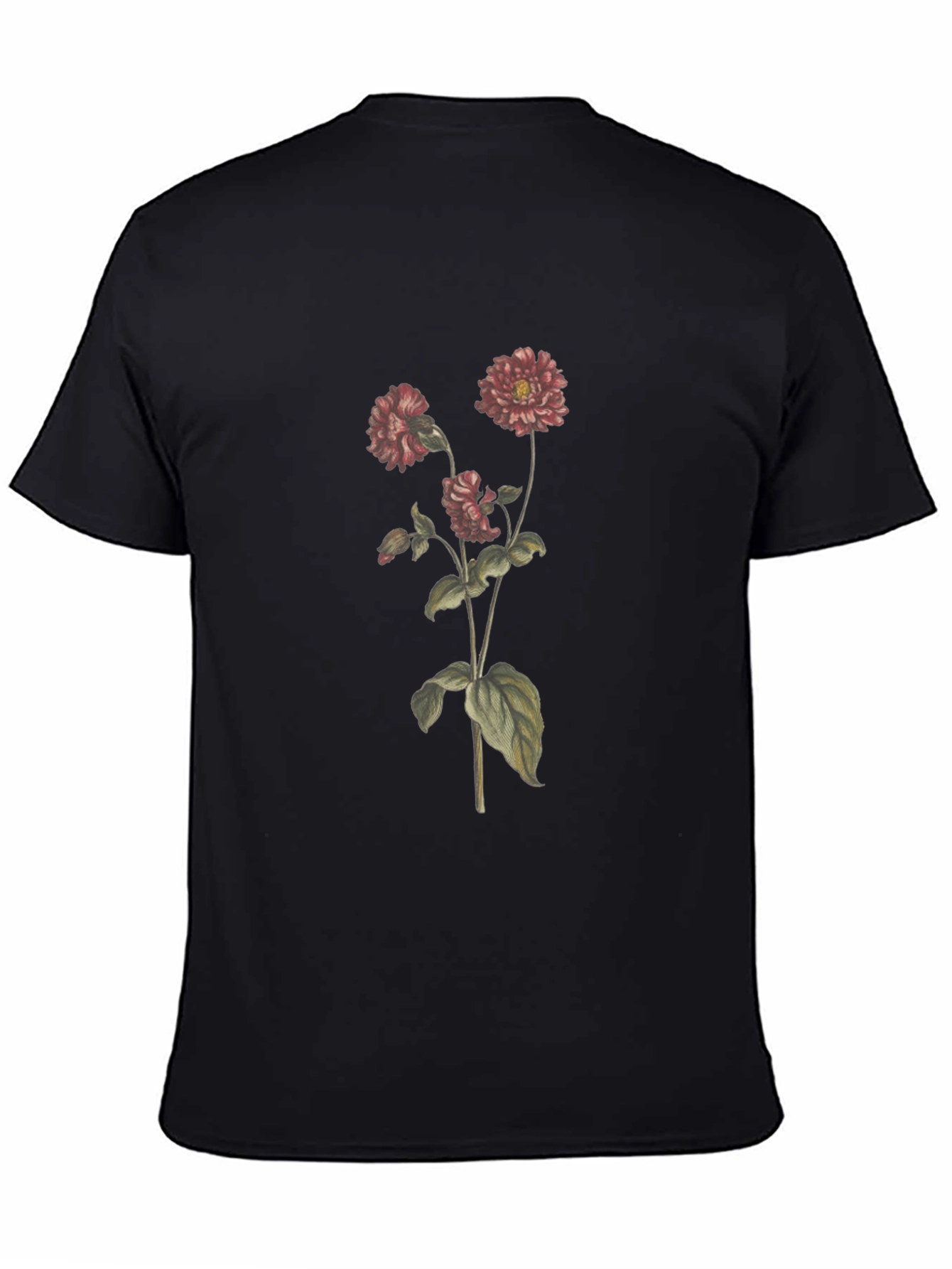 Floral Print Crew Neck T-Shirt