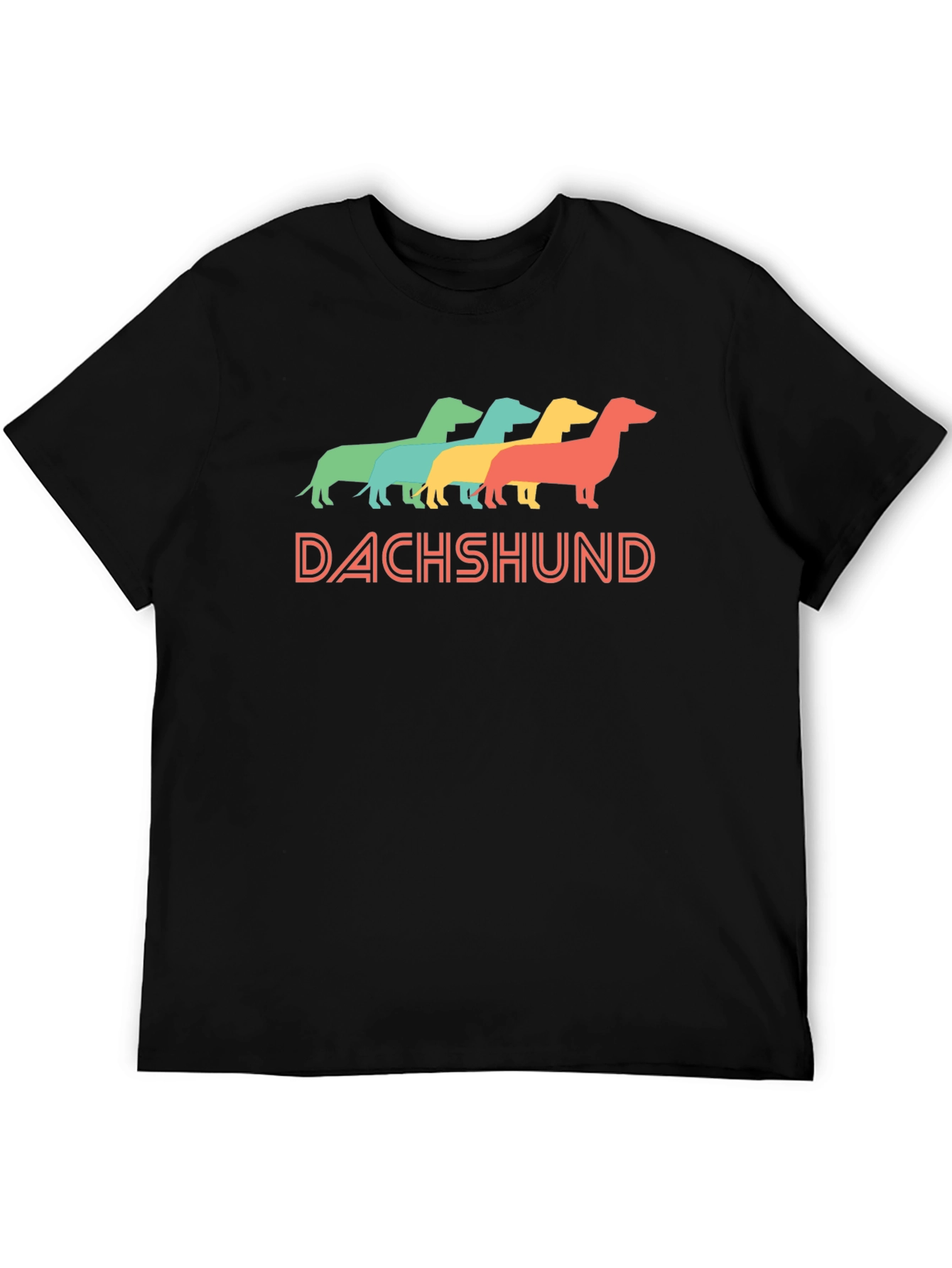 Retro Dachshund Graphic Tee - Comfort Fit