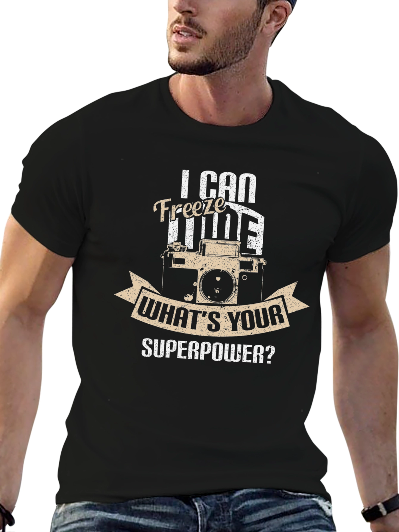 I Can Freeze Time T-Shirt - Photography Superpower Tee