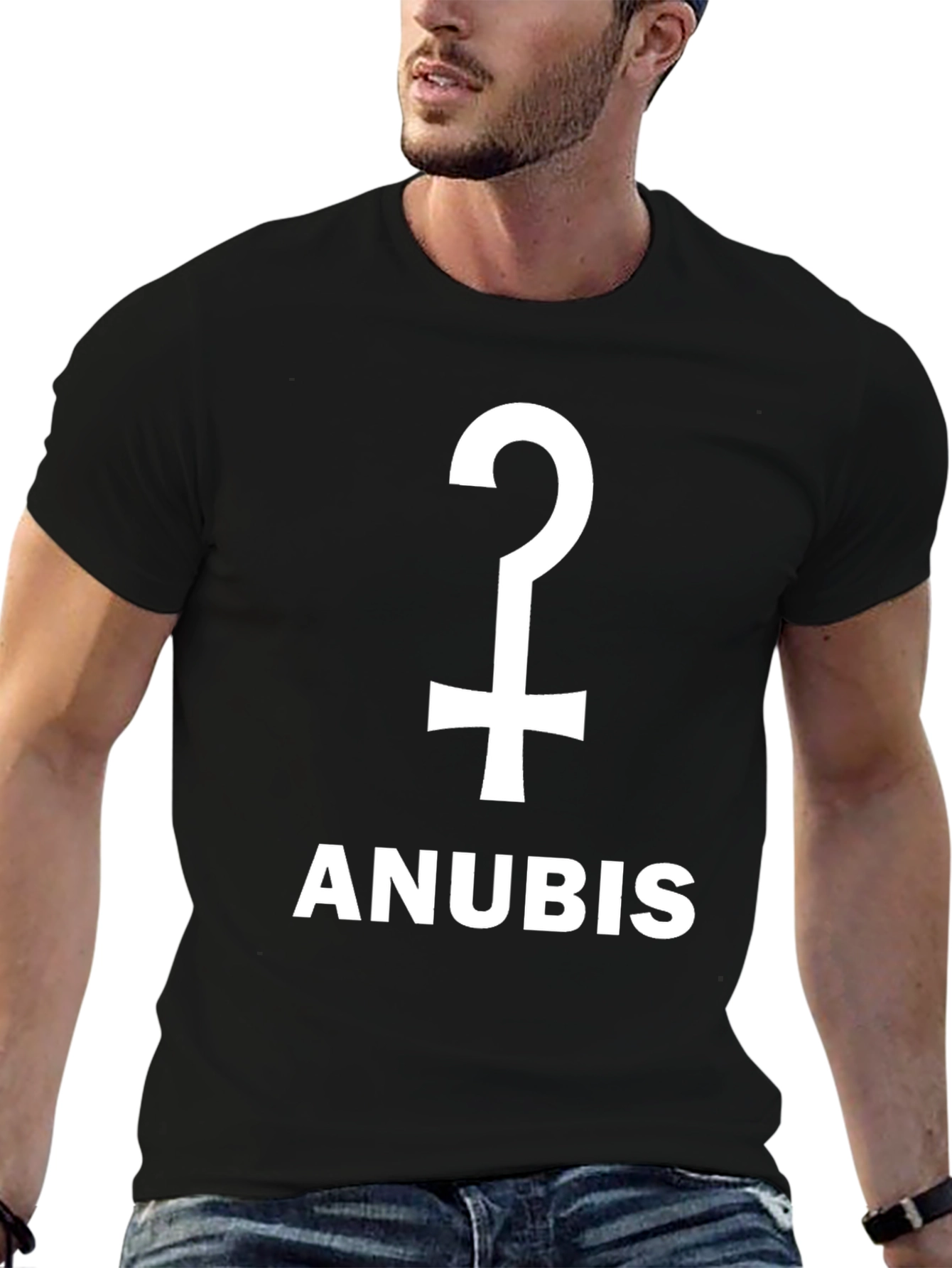 Anubis Egyptian Symbol Graphic T-Shirt