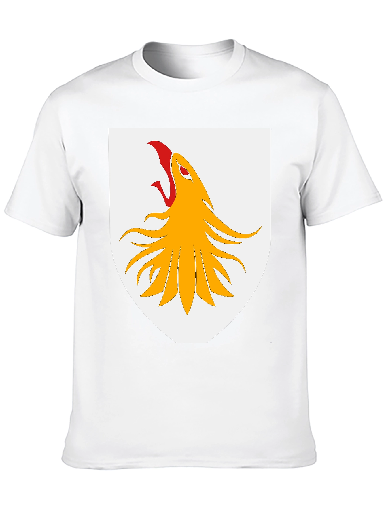 Griffin Shield Graphic T-Shirt - Black Cotton Tee