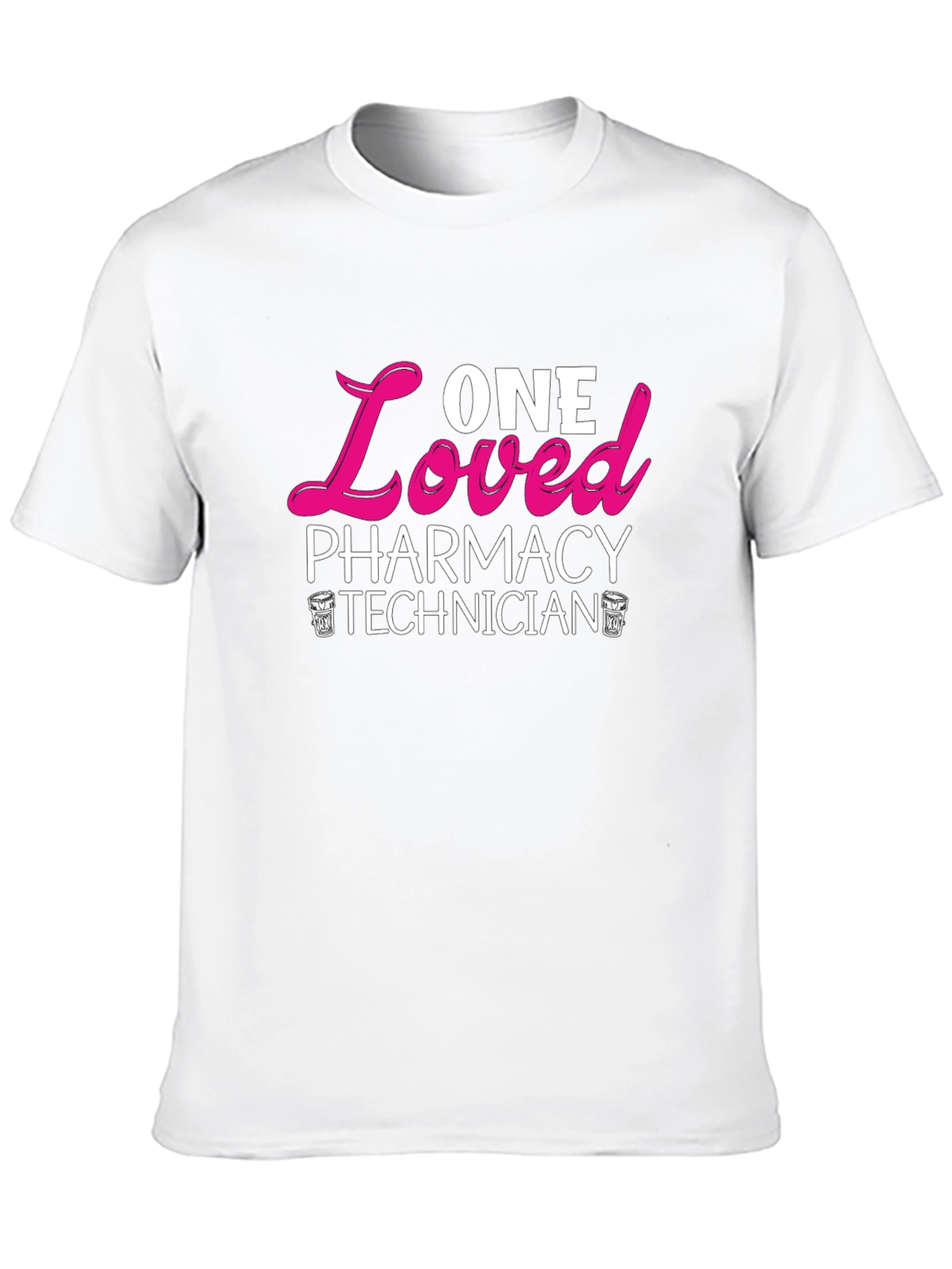 One Loved Pharmacy Technician T-Shirt - Black