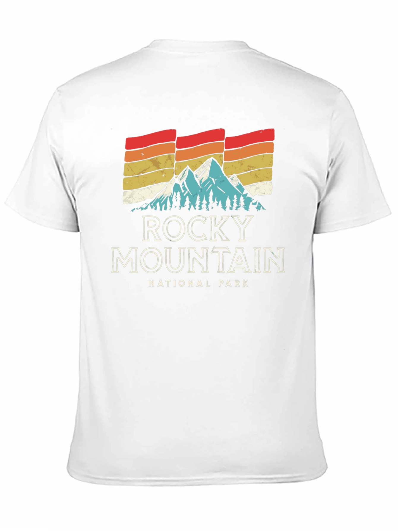 Retro Rocky Mountain National Park Graphic T-Shirt