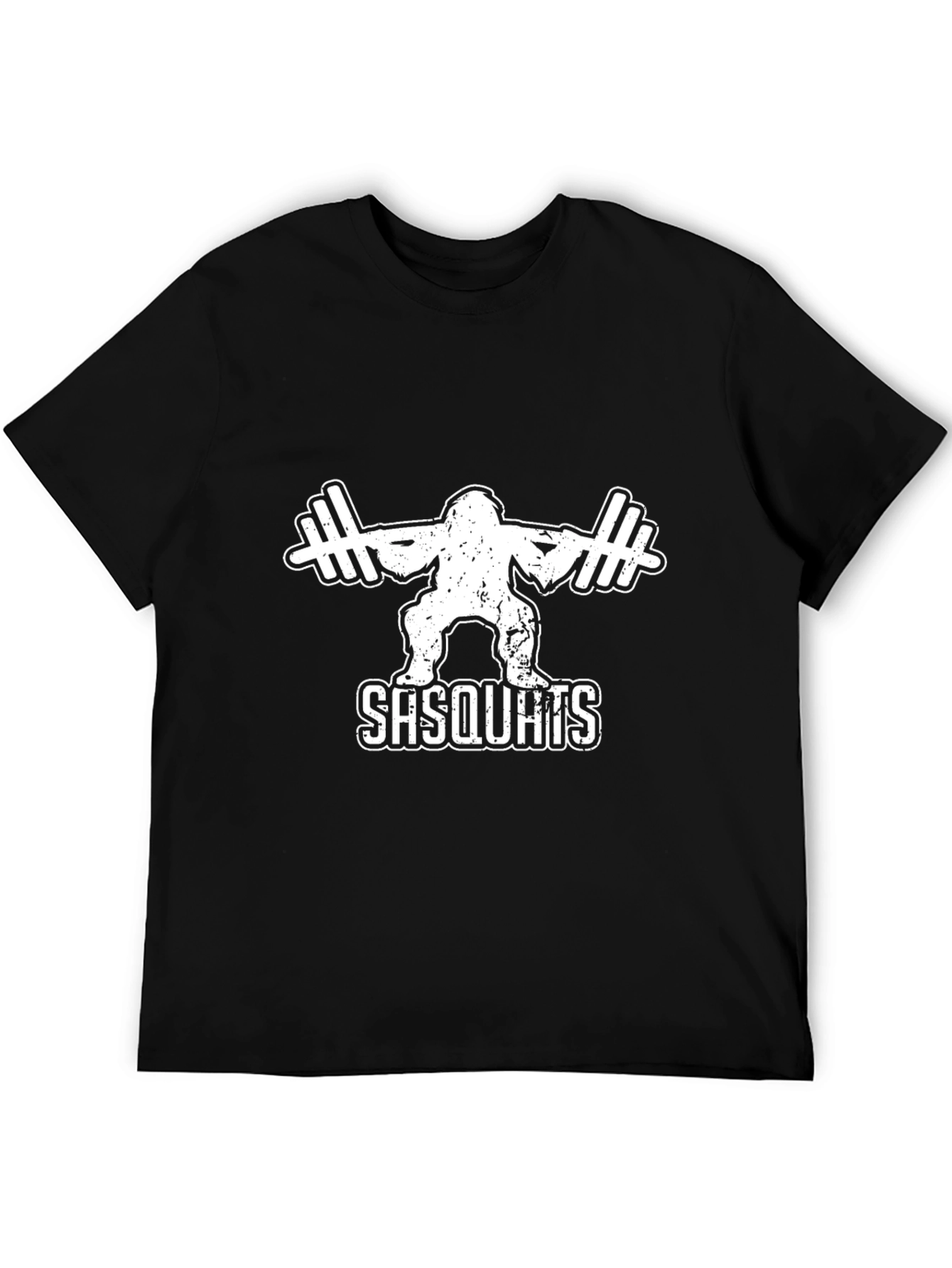Sasquats Graphic Tee - Funny Gym Workout Shirt