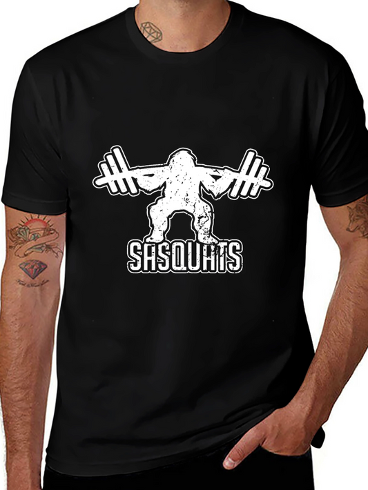 Sasquats Graphic Tee - Funny Gym Workout Shirt