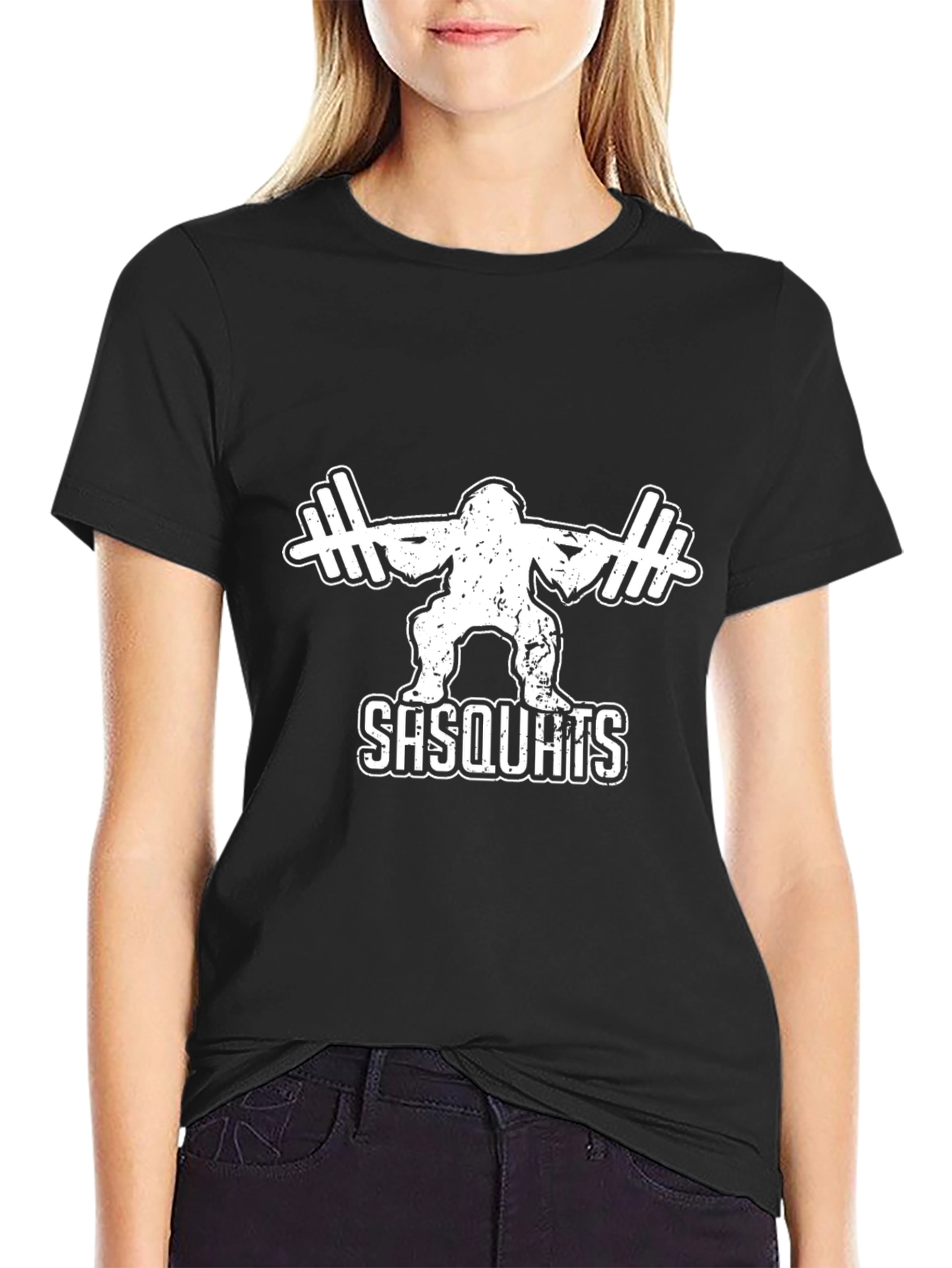 Sasquats Graphic Tee - Funny Gym Workout Shirt