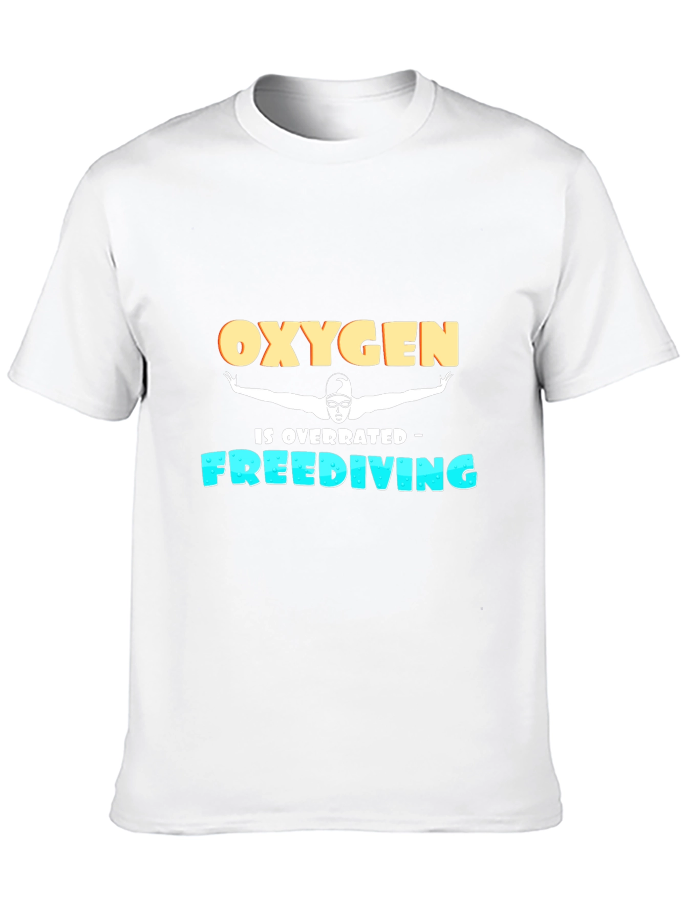 Freediving Oxygen Overrated Graphic Tee