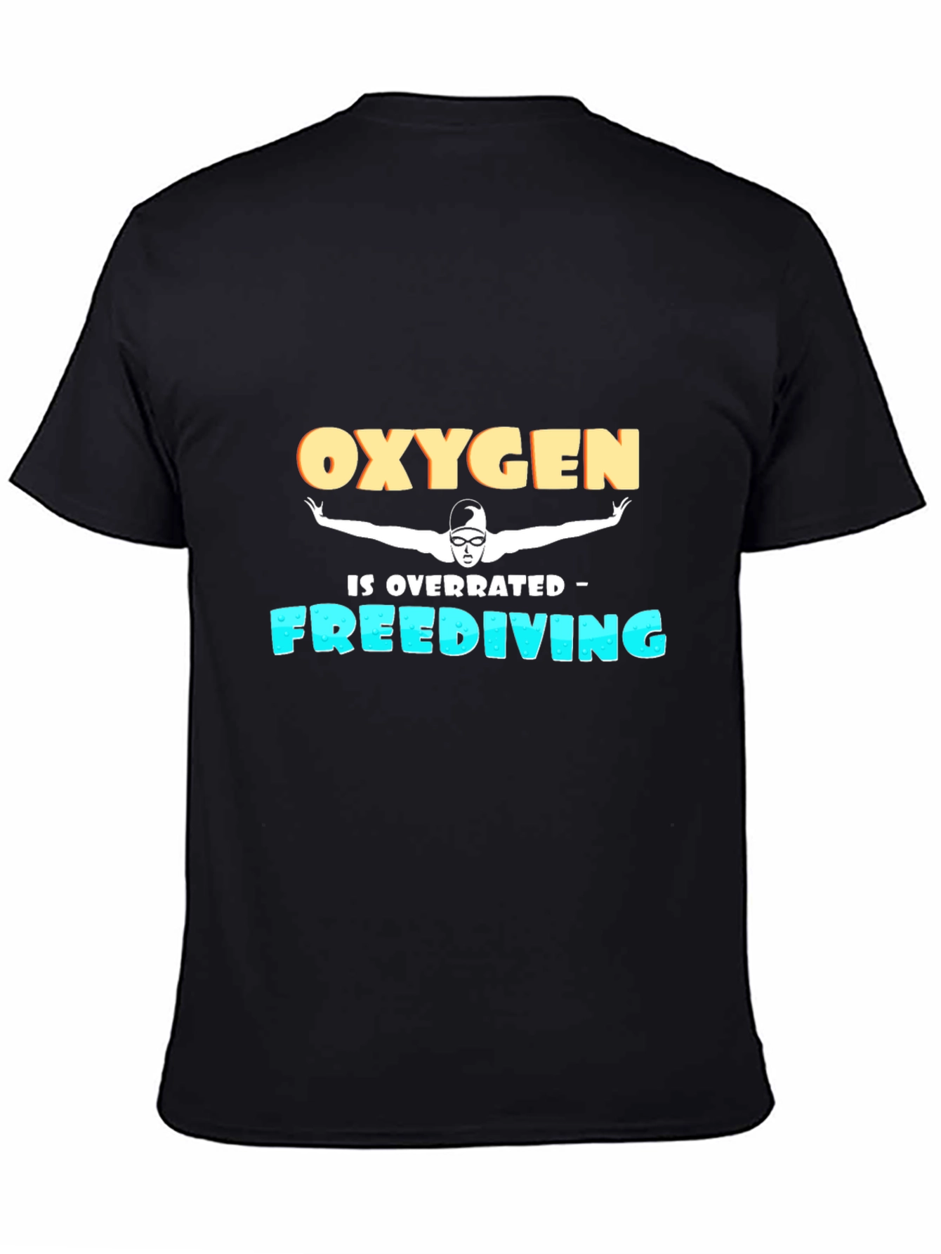 Freediving Oxygen Overrated Graphic Tee