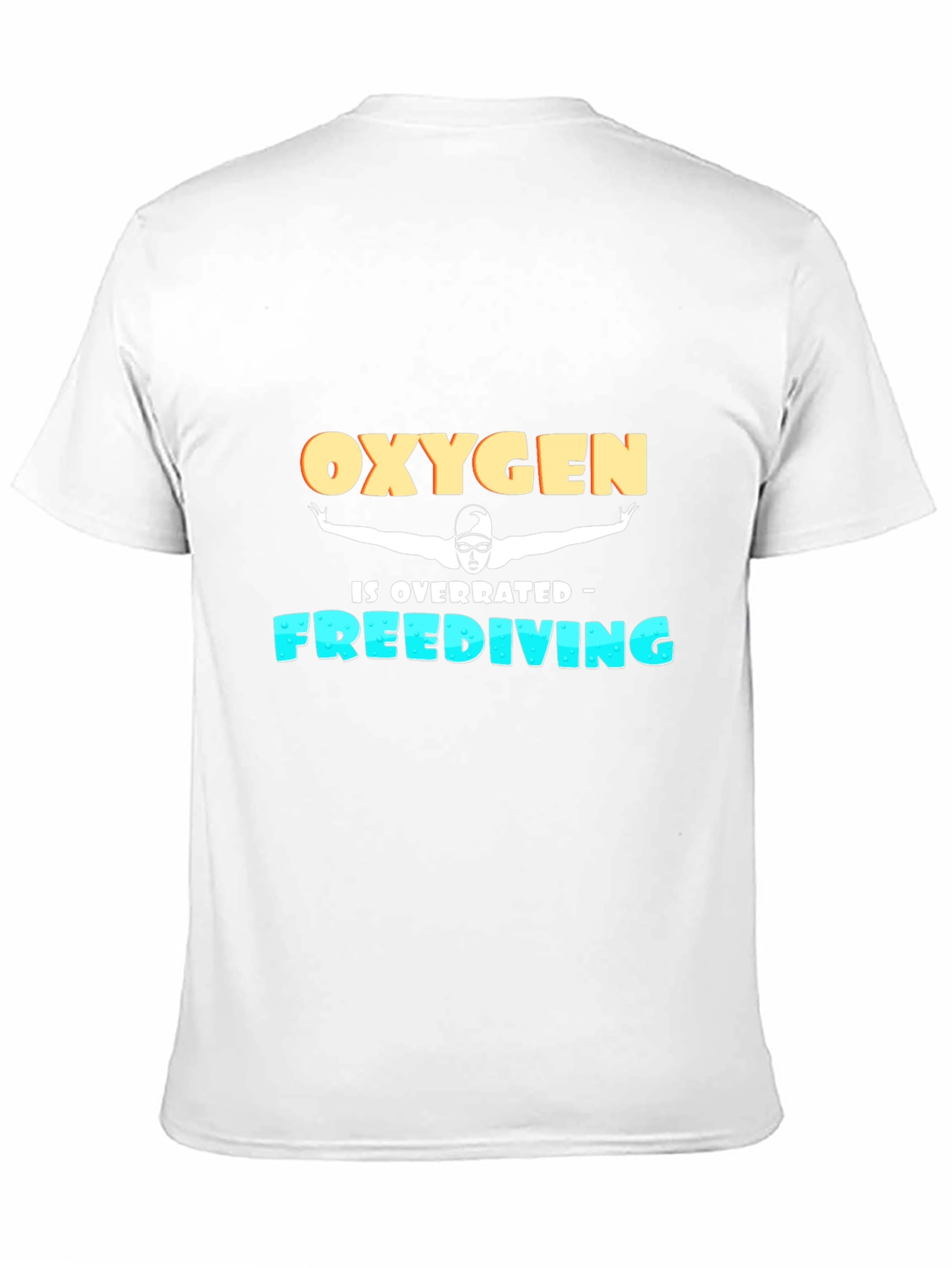 Freediving Oxygen Overrated Graphic Tee