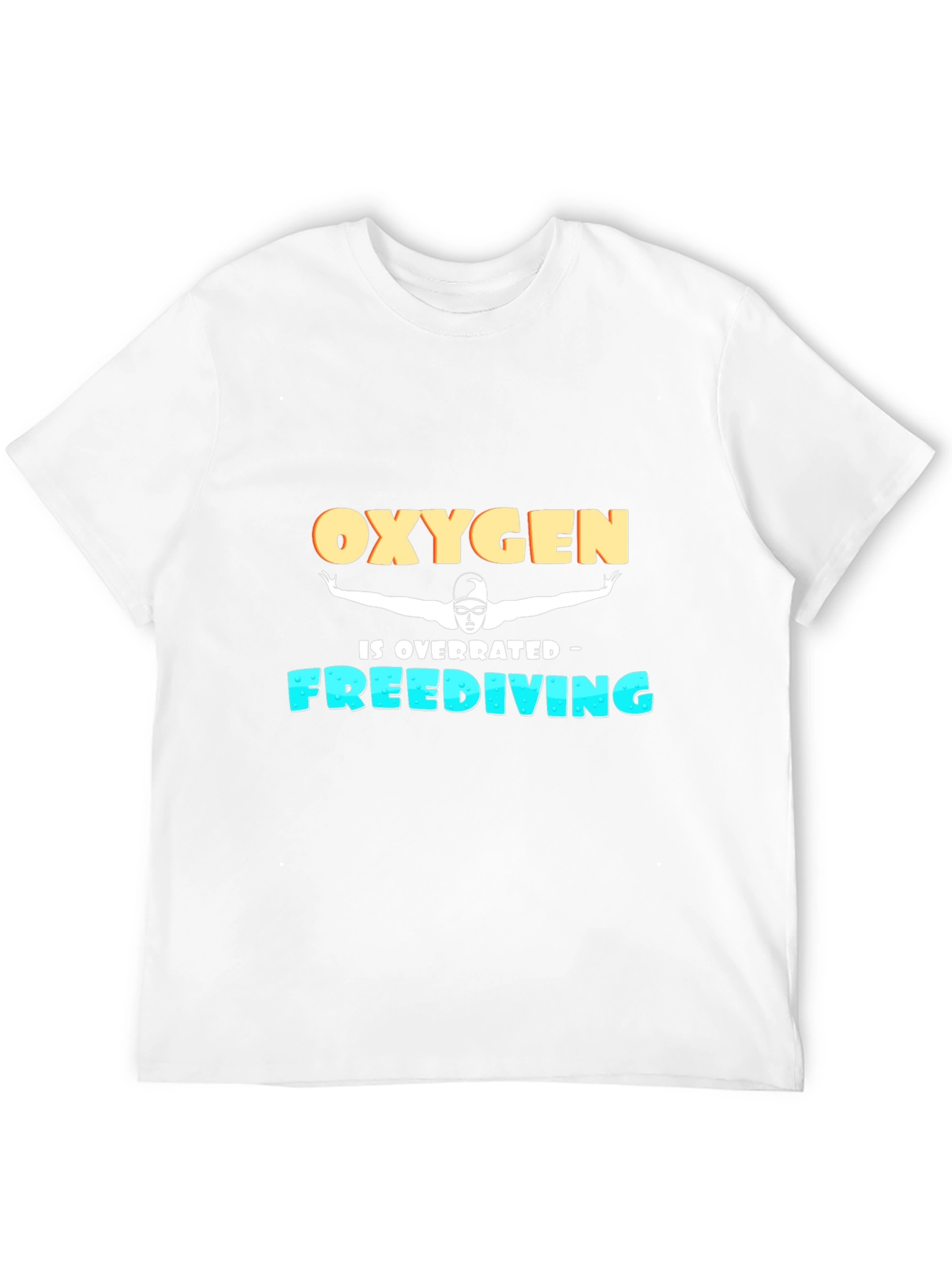 Freediving Oxygen Overrated Graphic Tee