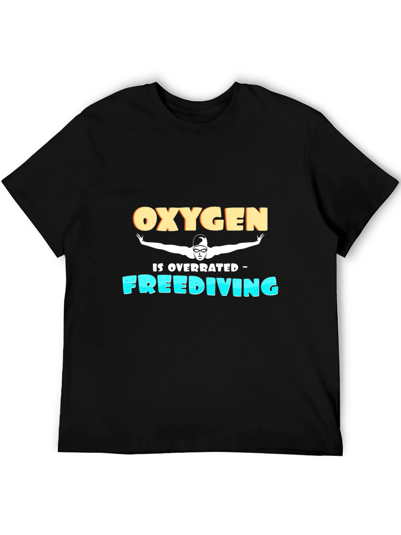 Freediving Oxygen Overrated Graphic Tee
