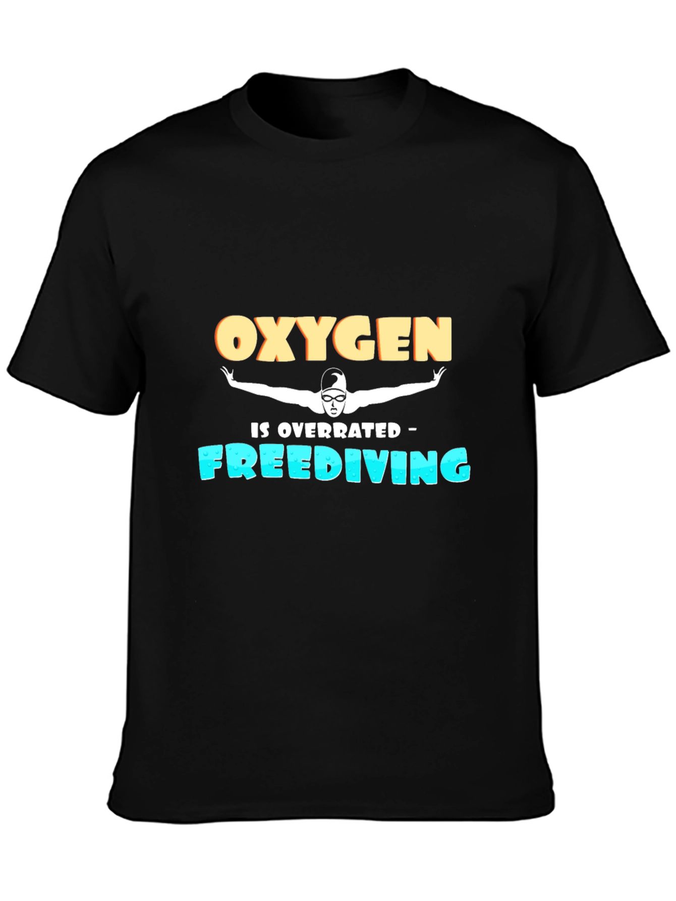 Freediving Oxygen Overrated Graphic Tee