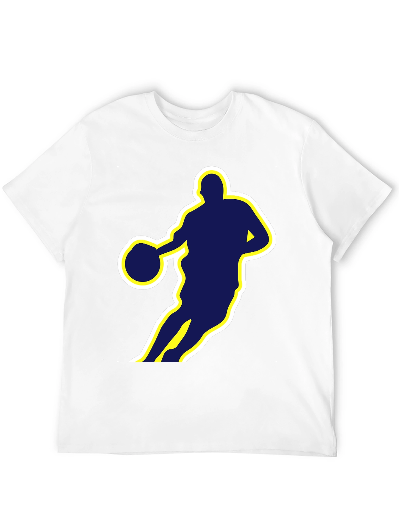 Basketball Silhouette Graphic Tee