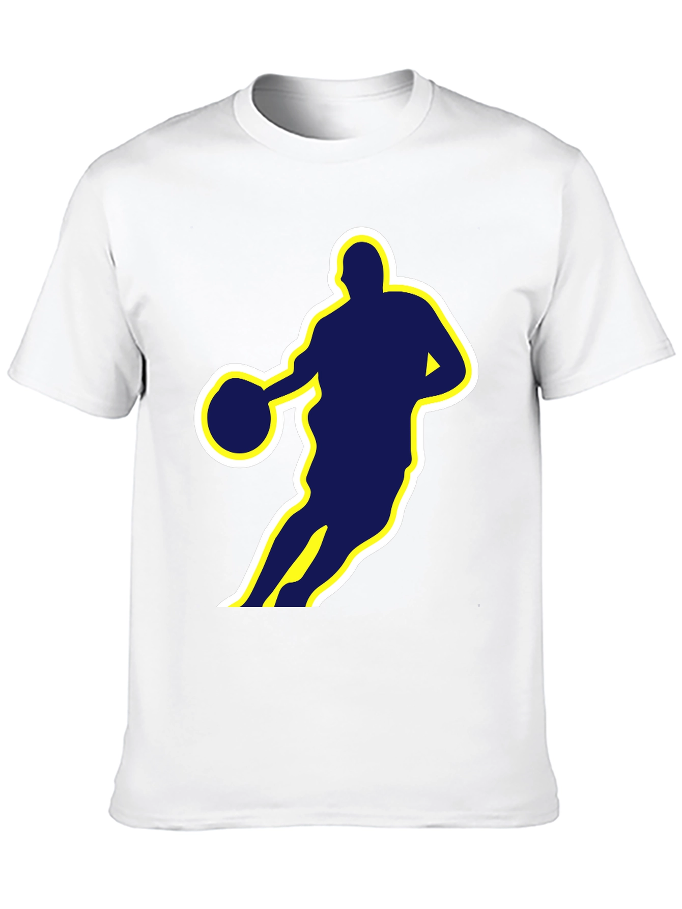 Basketball Silhouette Graphic Tee