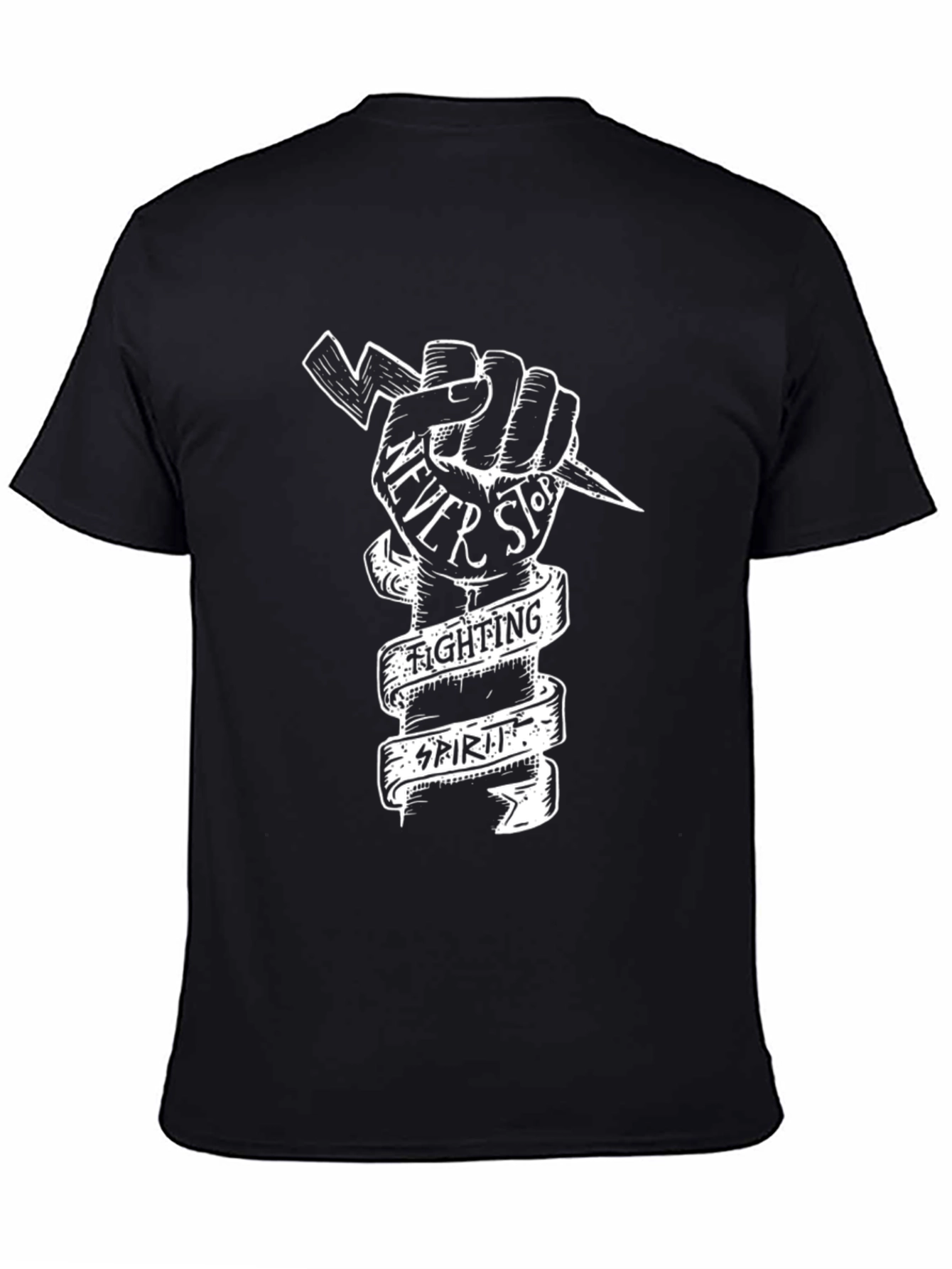 Never Stop Fighting Spirit Graphic T-Shirt