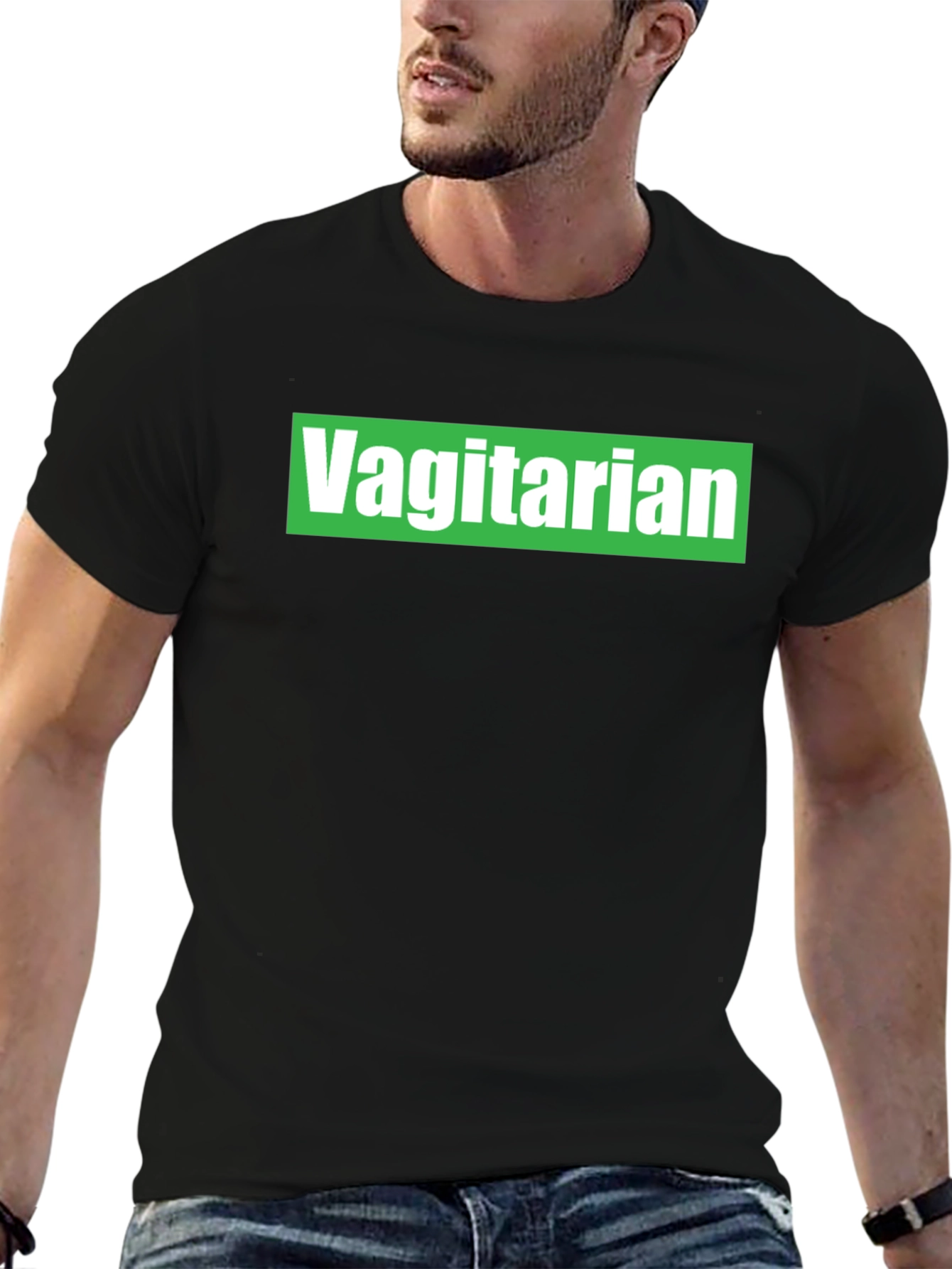 Vagitarian T-Shirt - Novelty Graphic Tee