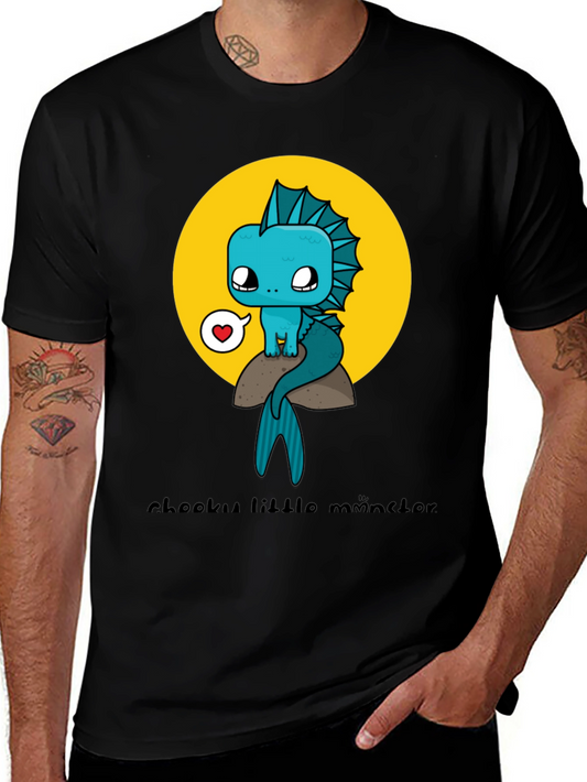 Cute Cartoon Monster Graphic Tee