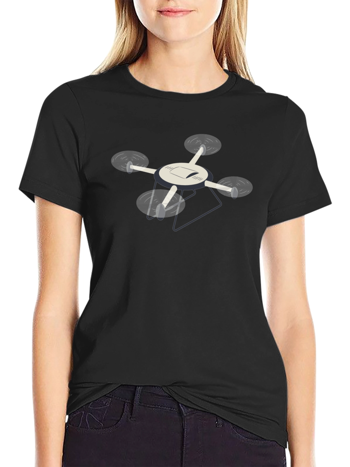 Drone Graphic Tee - Fly High in Style!