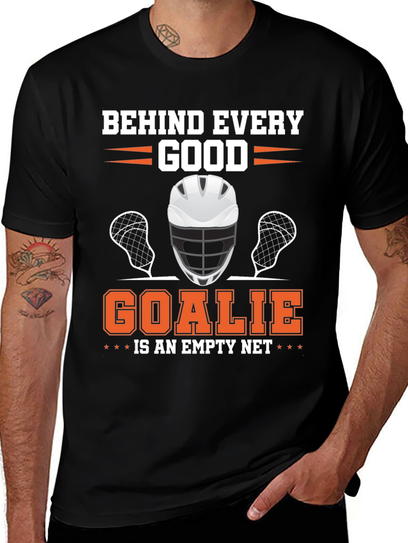 Lacrosse Goalie T-Shirt - Behind Every Good Goalie
