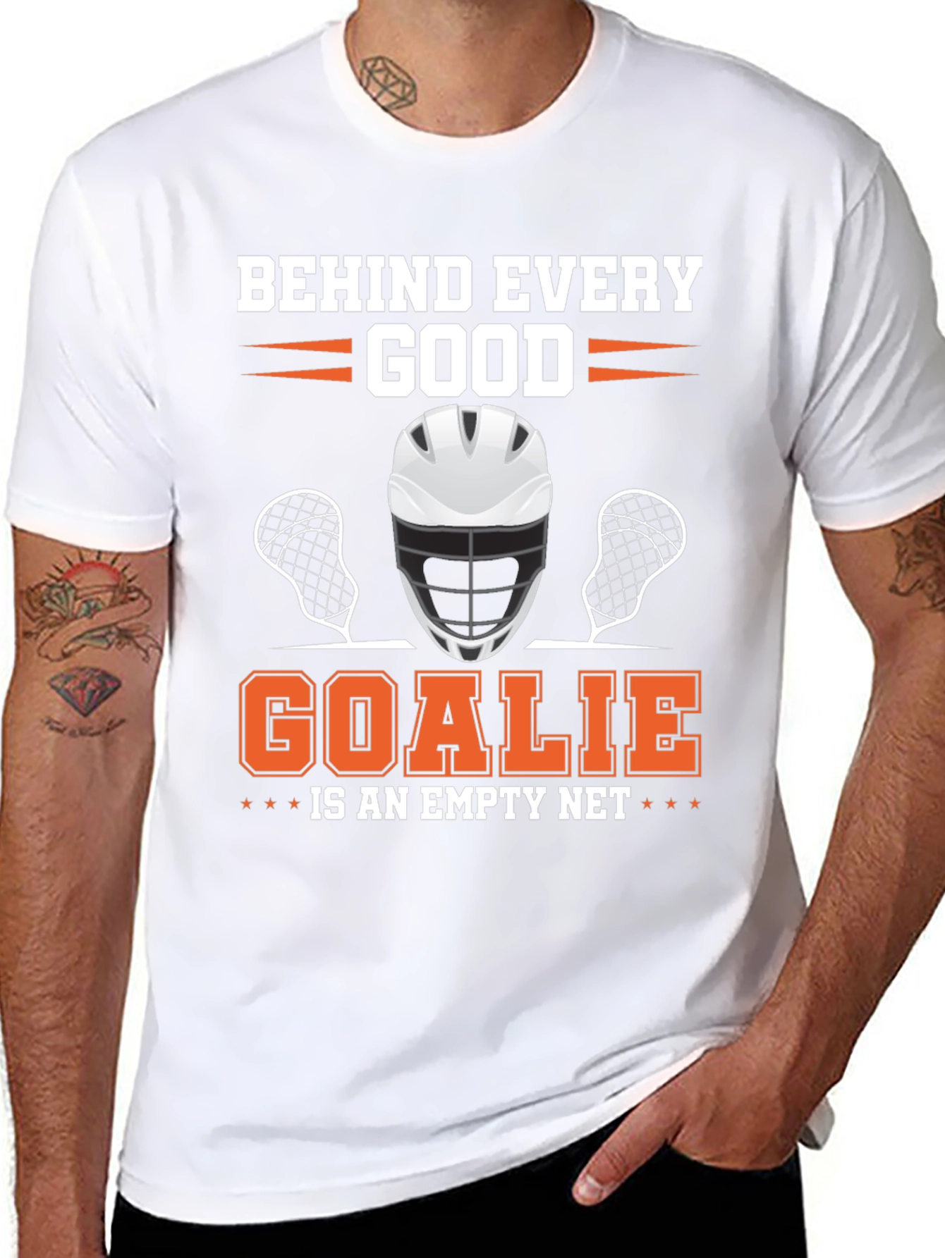 Lacrosse Goalie T-Shirt - Behind Every Good Goalie