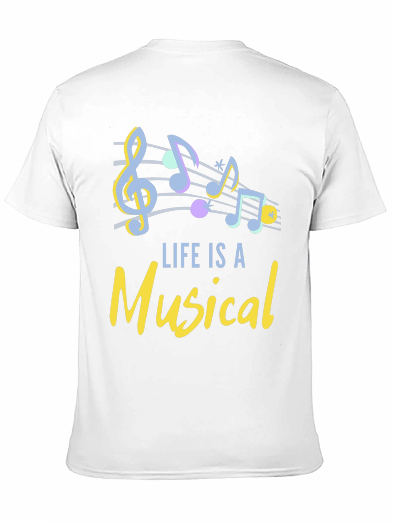 Life Is A Musical Mens T-Shirt