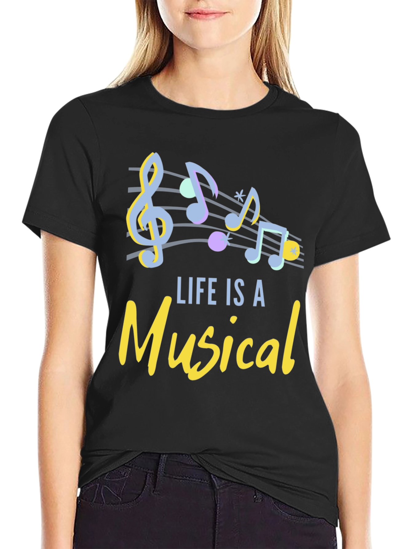 Life Is A Musical Mens T-Shirt