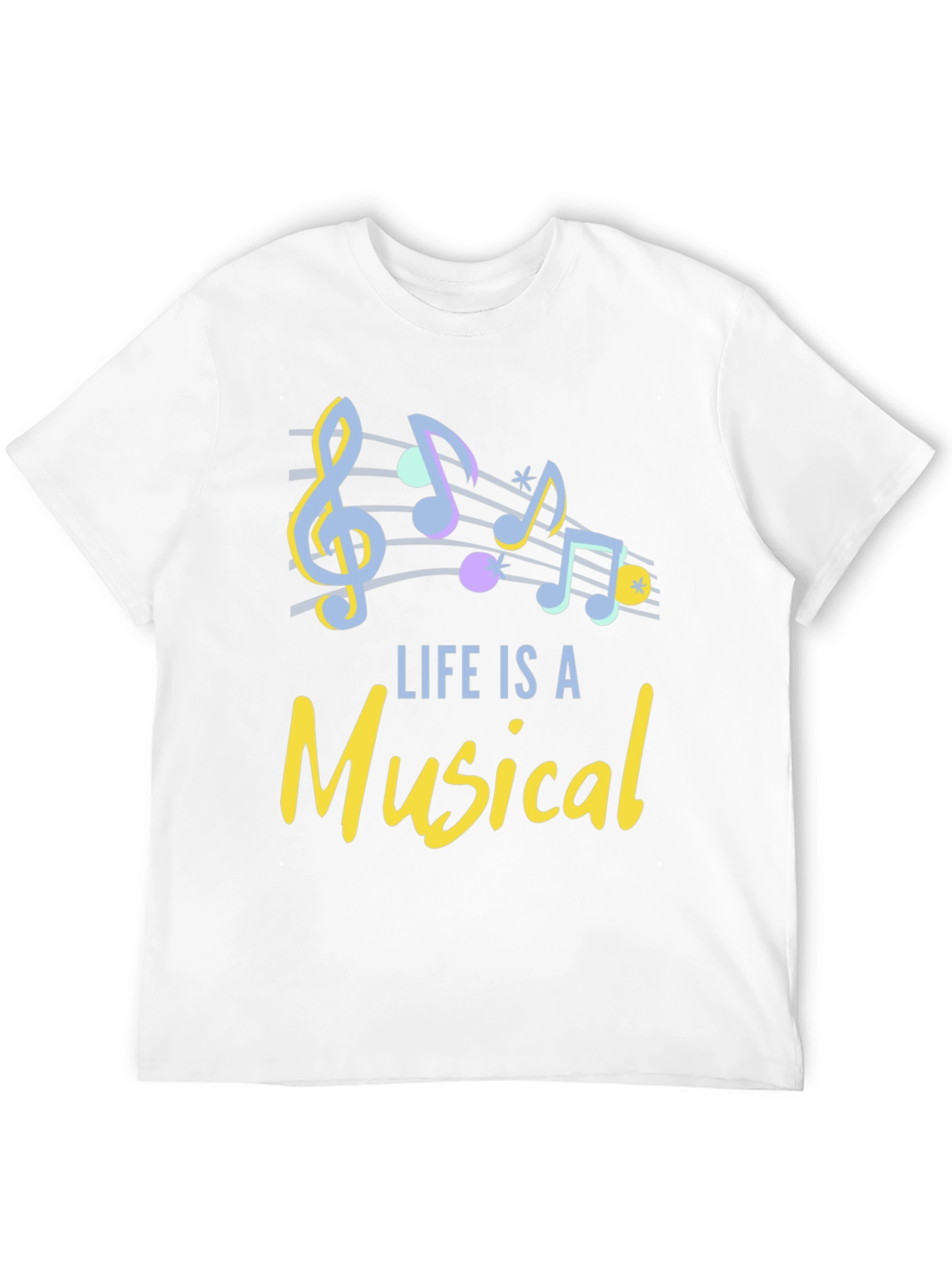 Life Is A Musical Mens T-Shirt