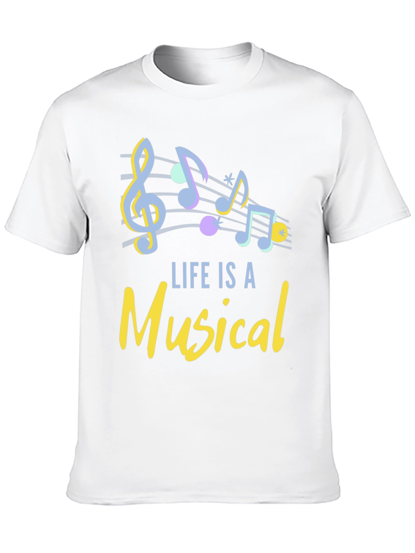 Life Is A Musical Mens T-Shirt