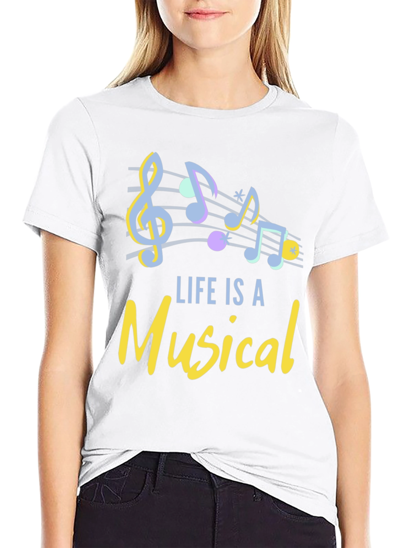Life Is A Musical Mens T-Shirt
