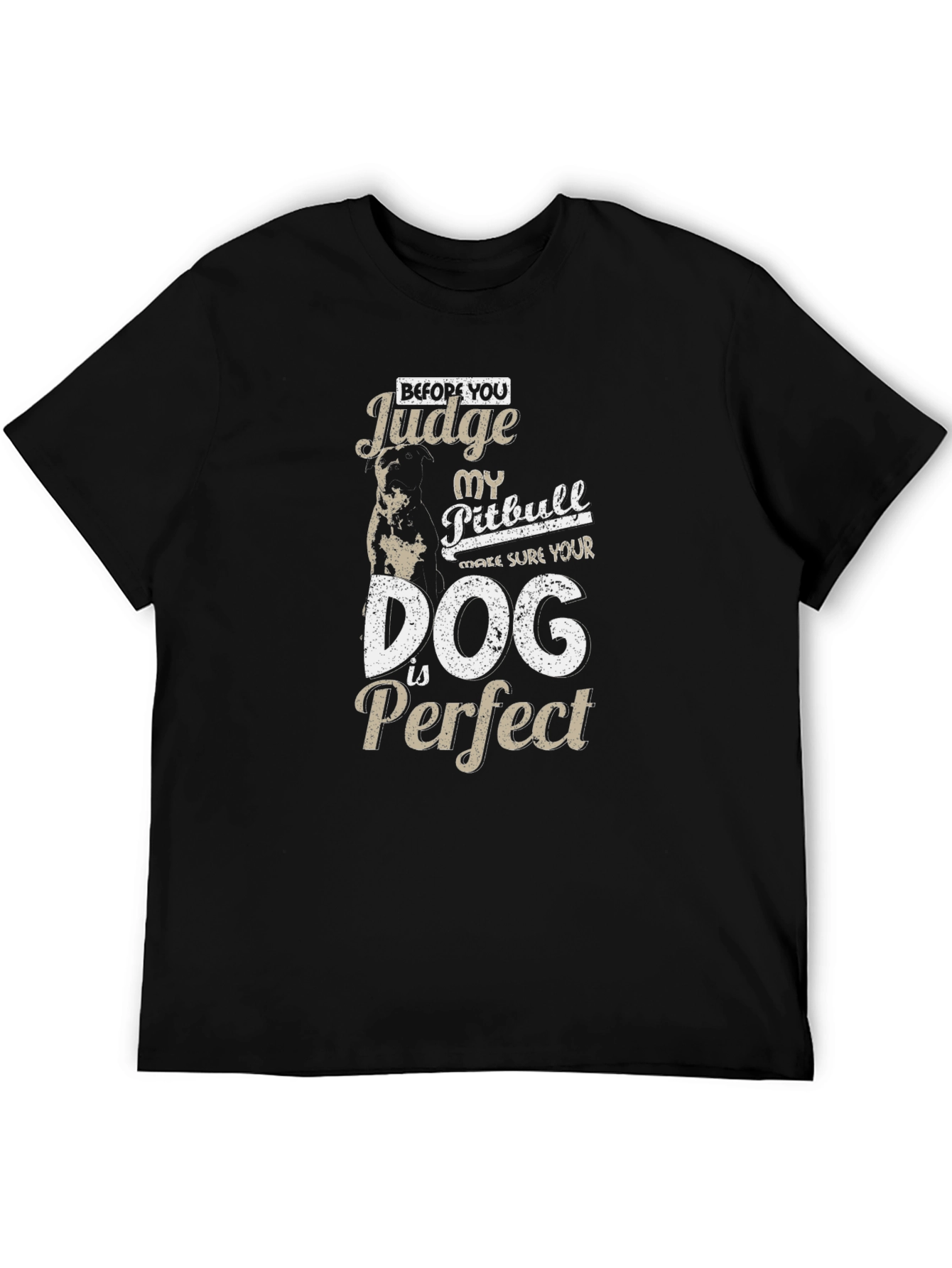 Pitbull Dog T-Shirt - Before You Judge
