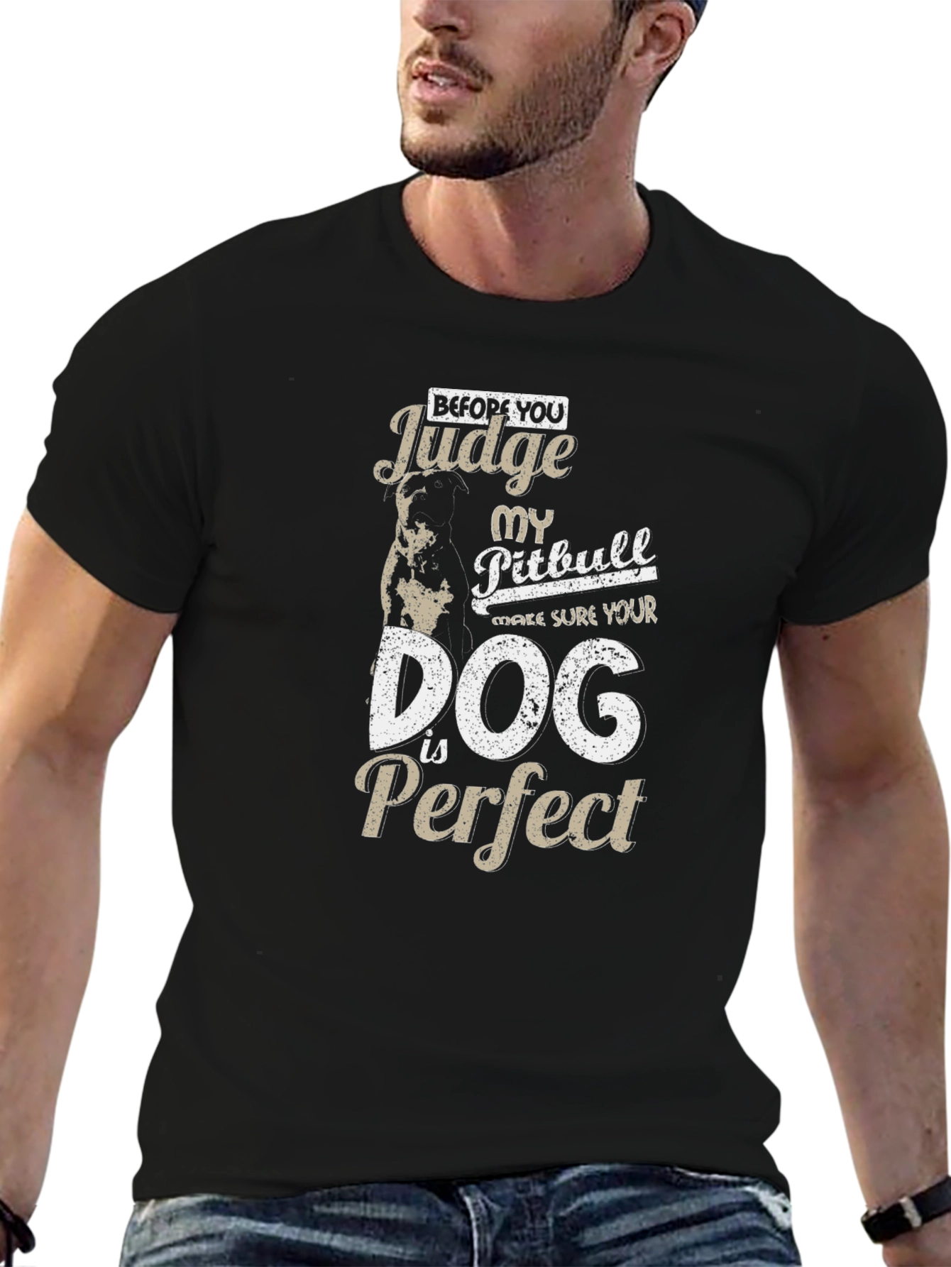 Pitbull Dog T-Shirt - Before You Judge