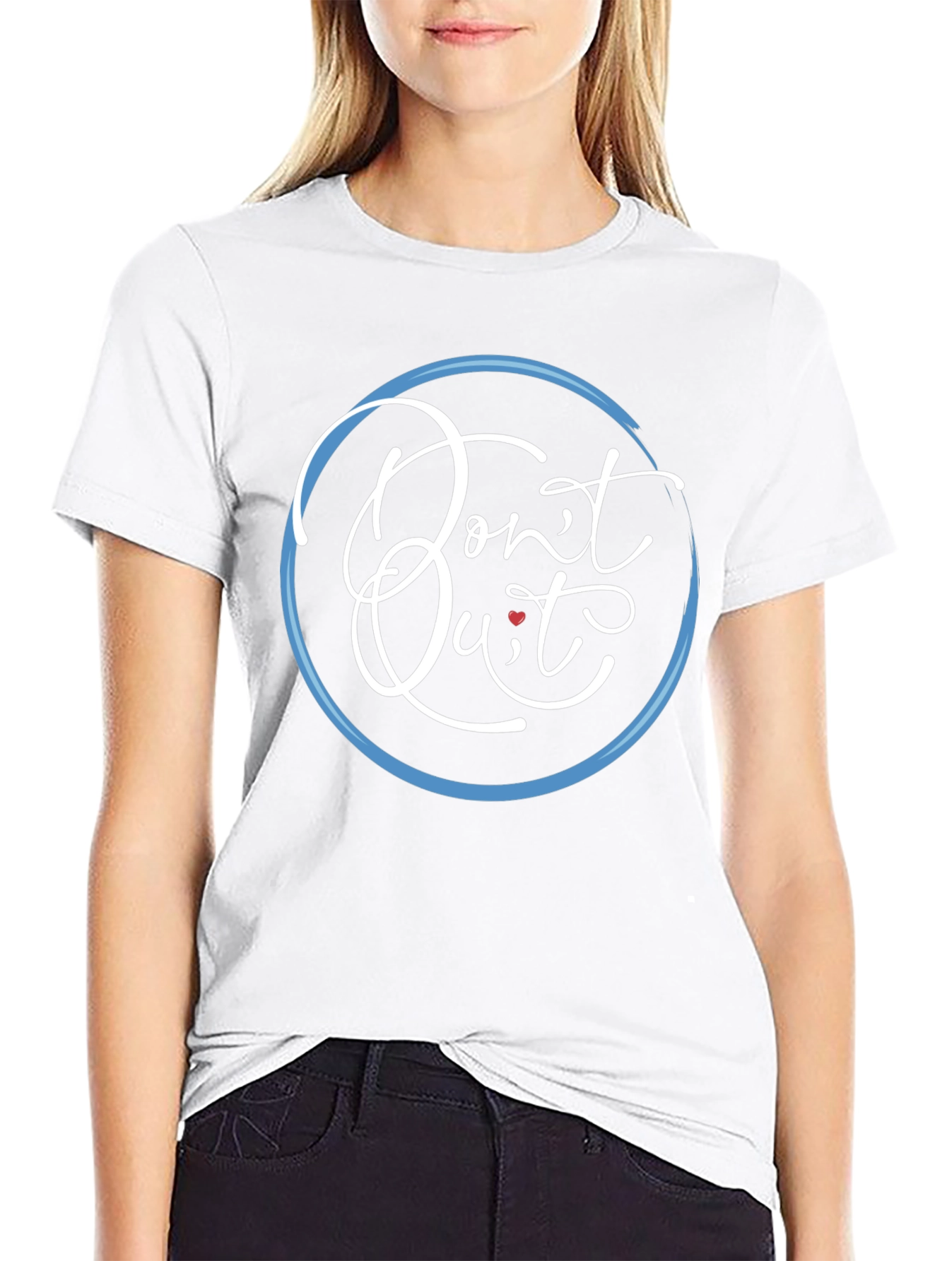 Dont Quit Black Graphic Tee