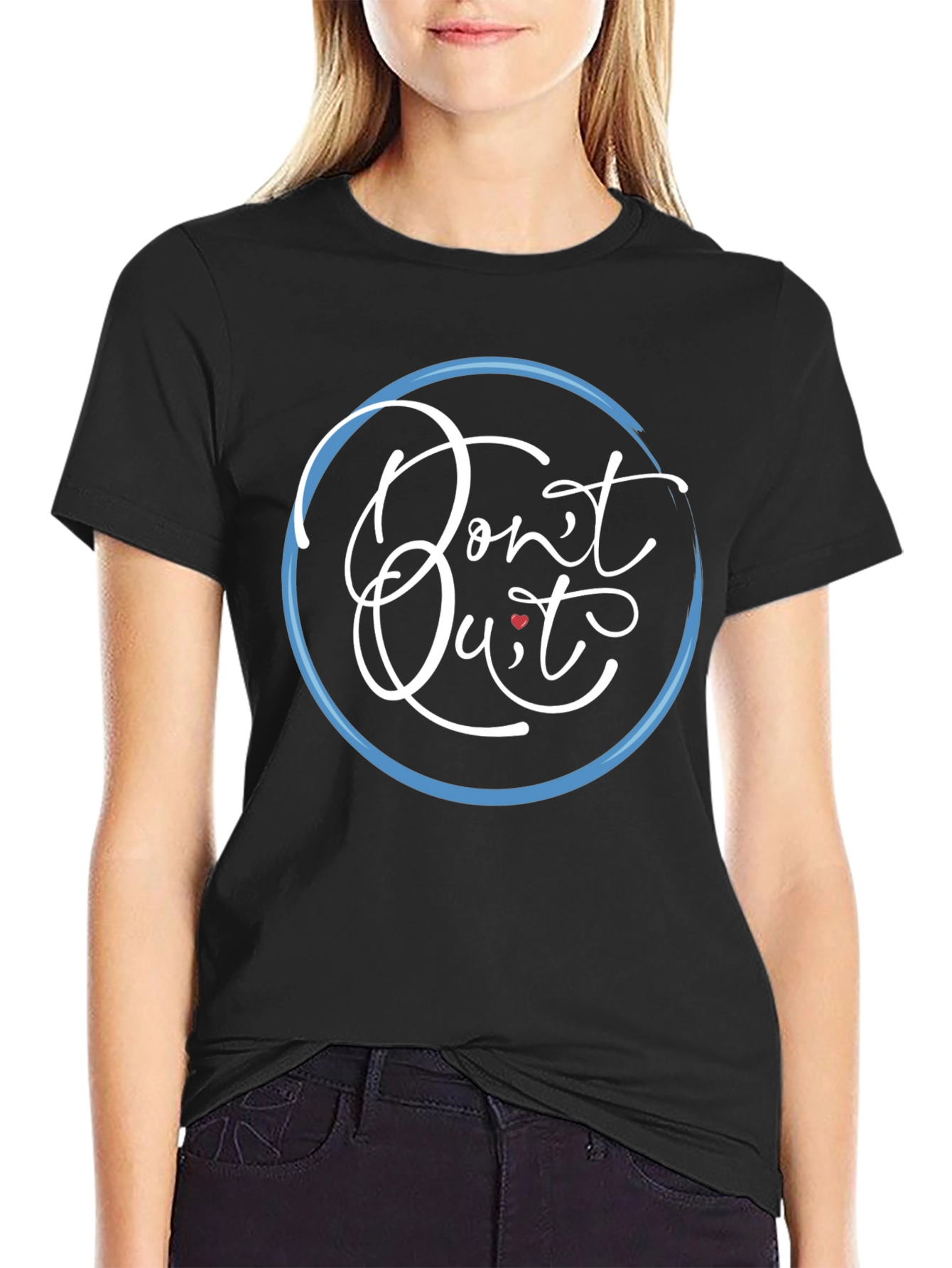 Dont Quit Black Graphic Tee