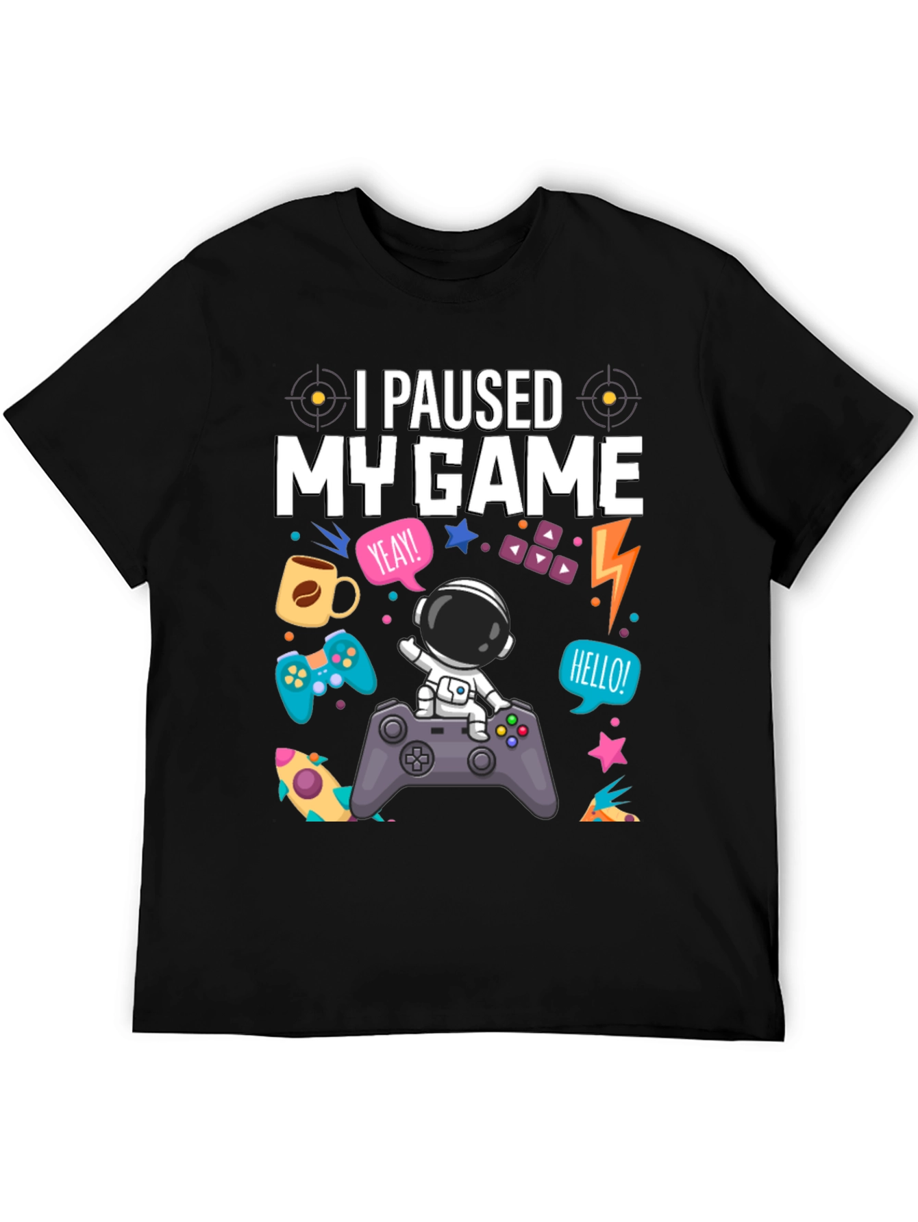 I Paused My Game Astronaut T-Shirt