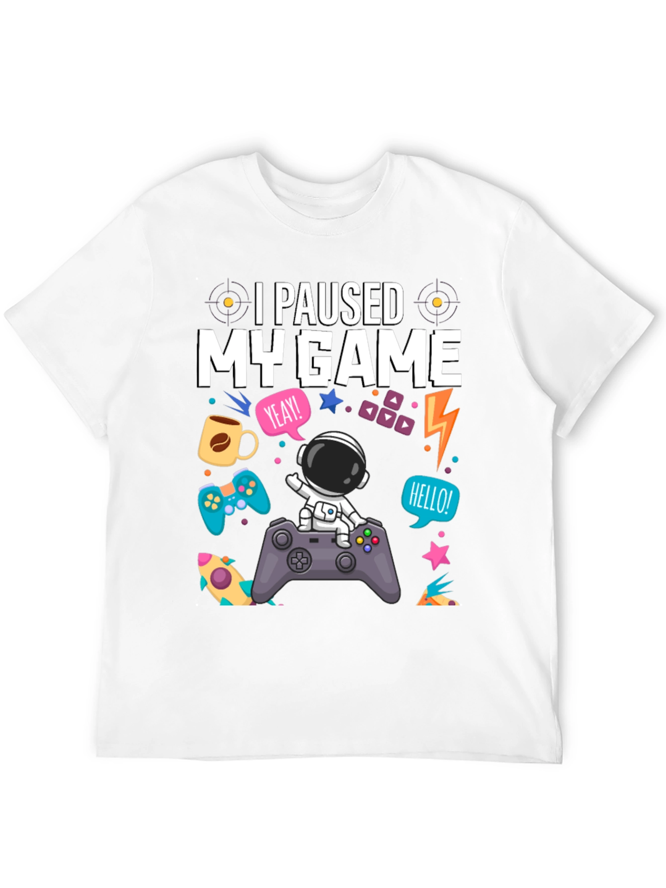 I Paused My Game Astronaut T-Shirt