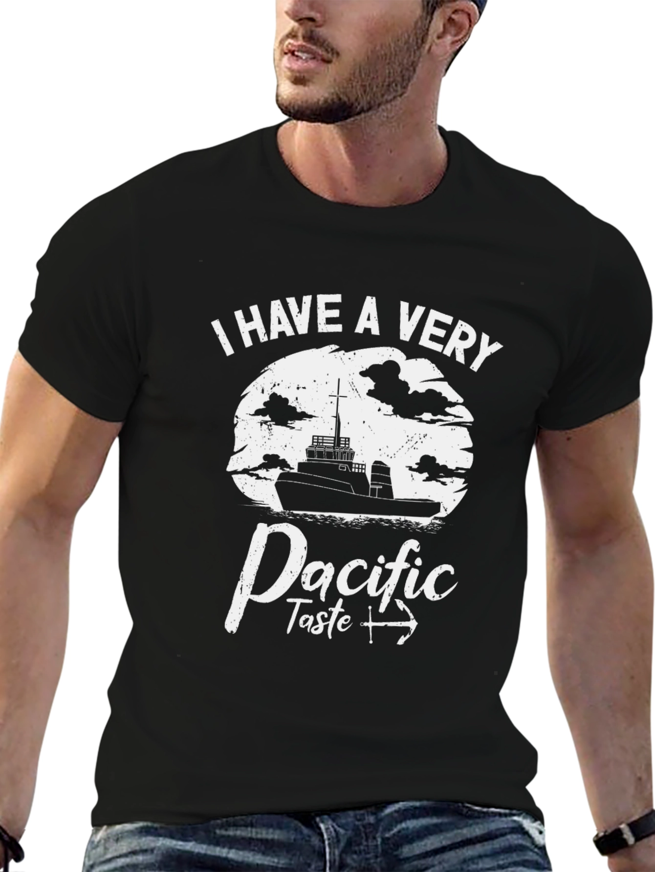 Pacific Taste T-Shirt - Boat Graphic Tee