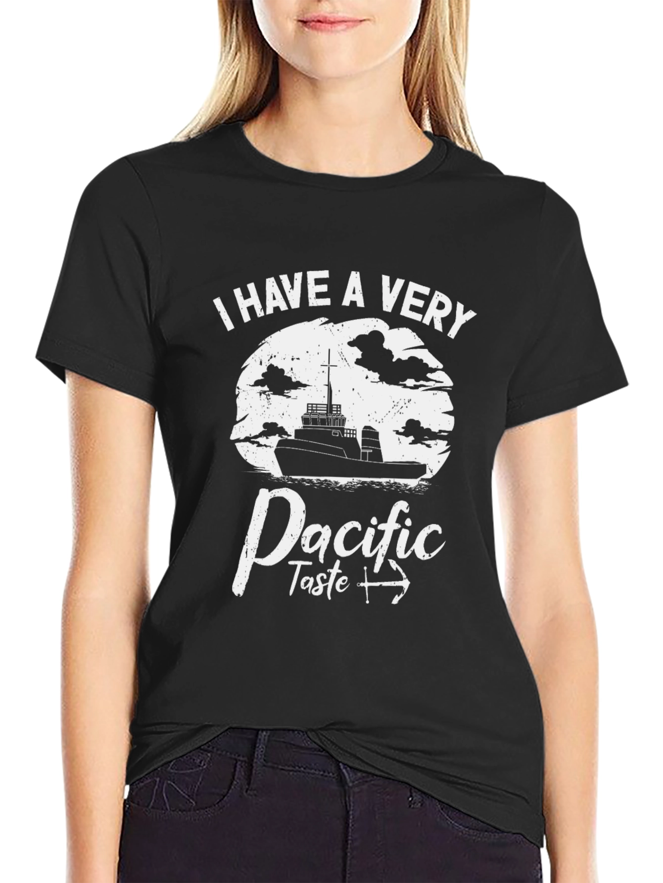 Pacific Taste T-Shirt - Boat Graphic Tee