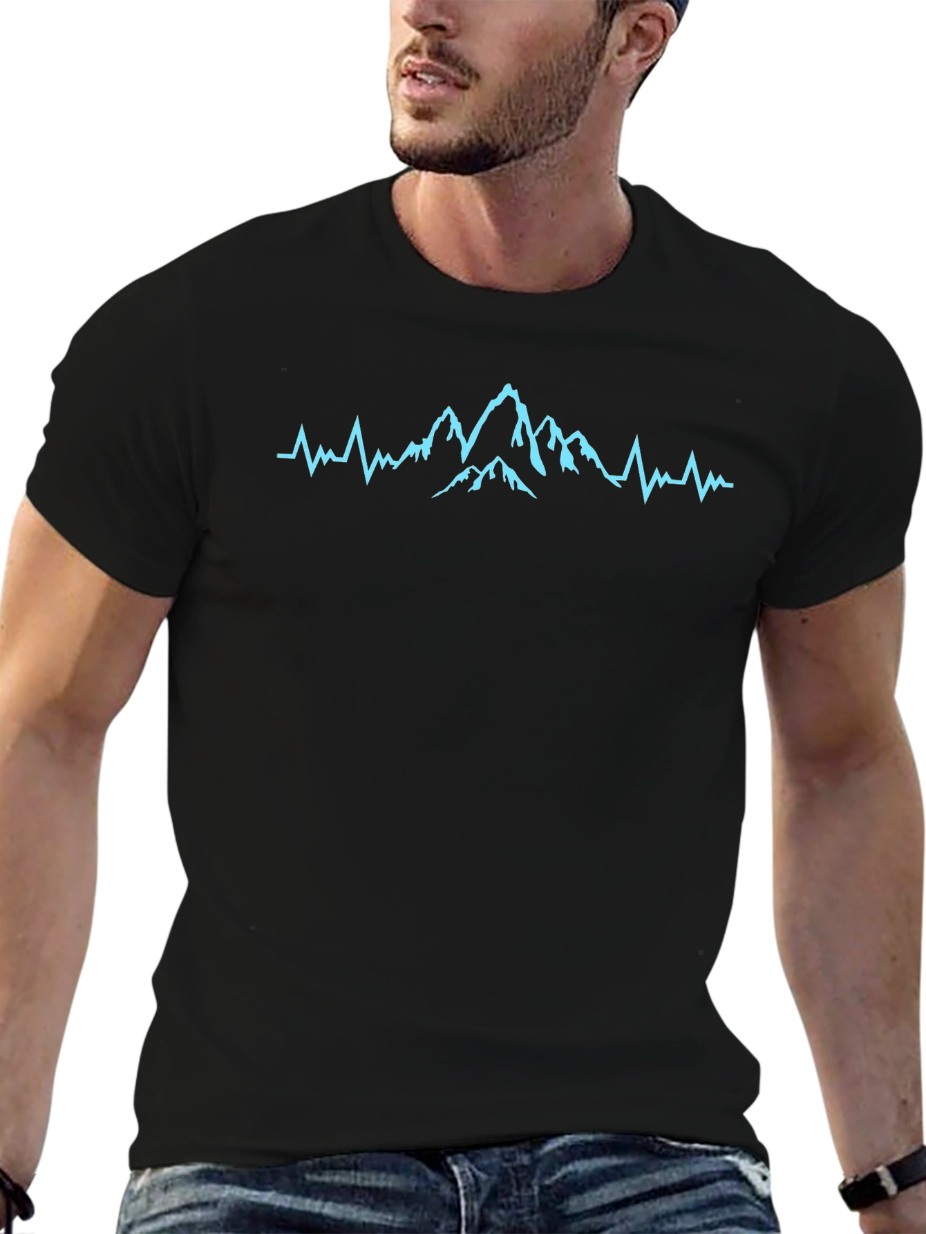 Mountain Heartbeat Graphic T-Shirt