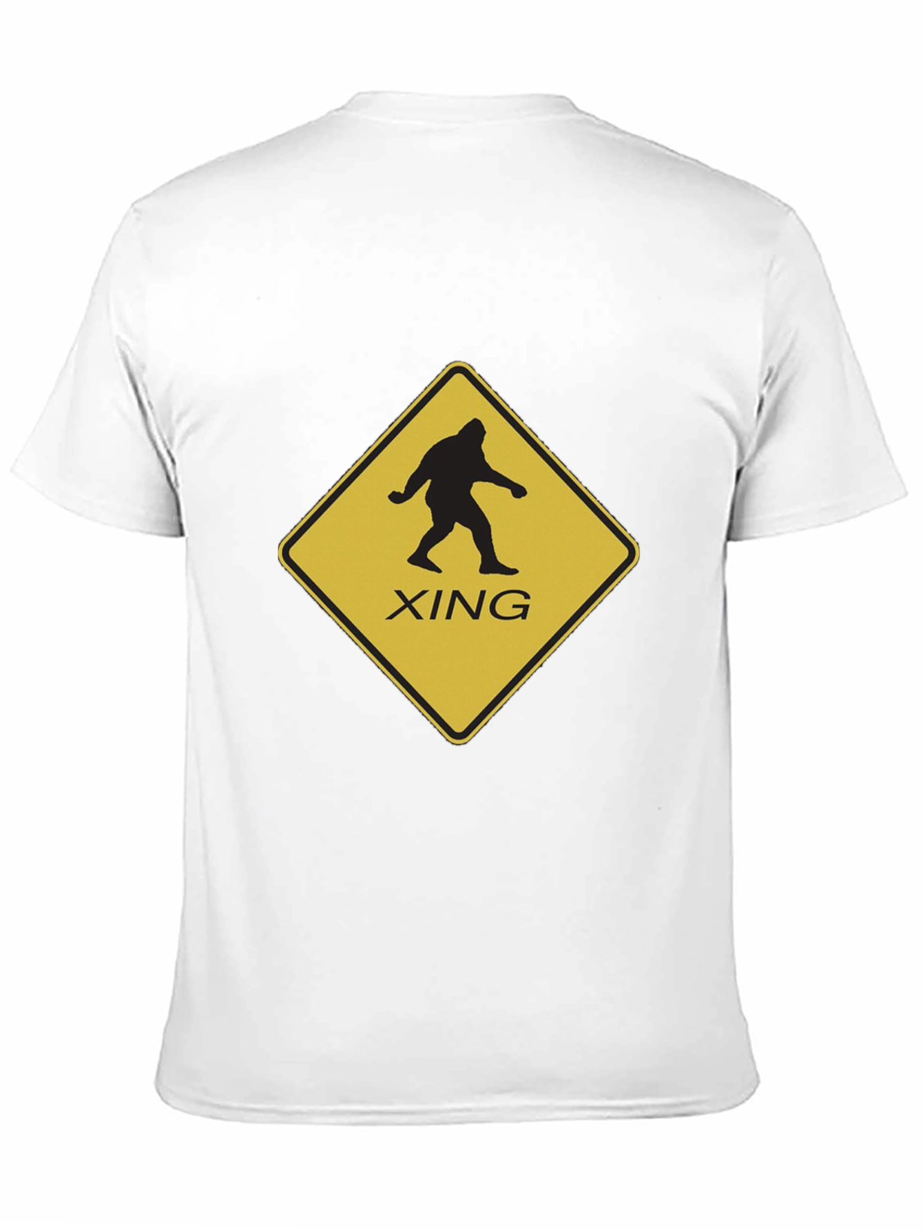 Sasquatch Crossing Mens Black T-Shirt