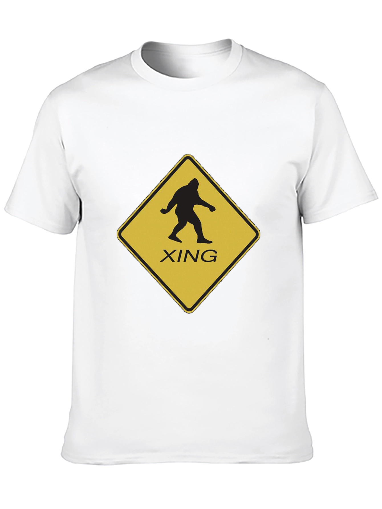 Sasquatch Crossing Mens Black T-Shirt