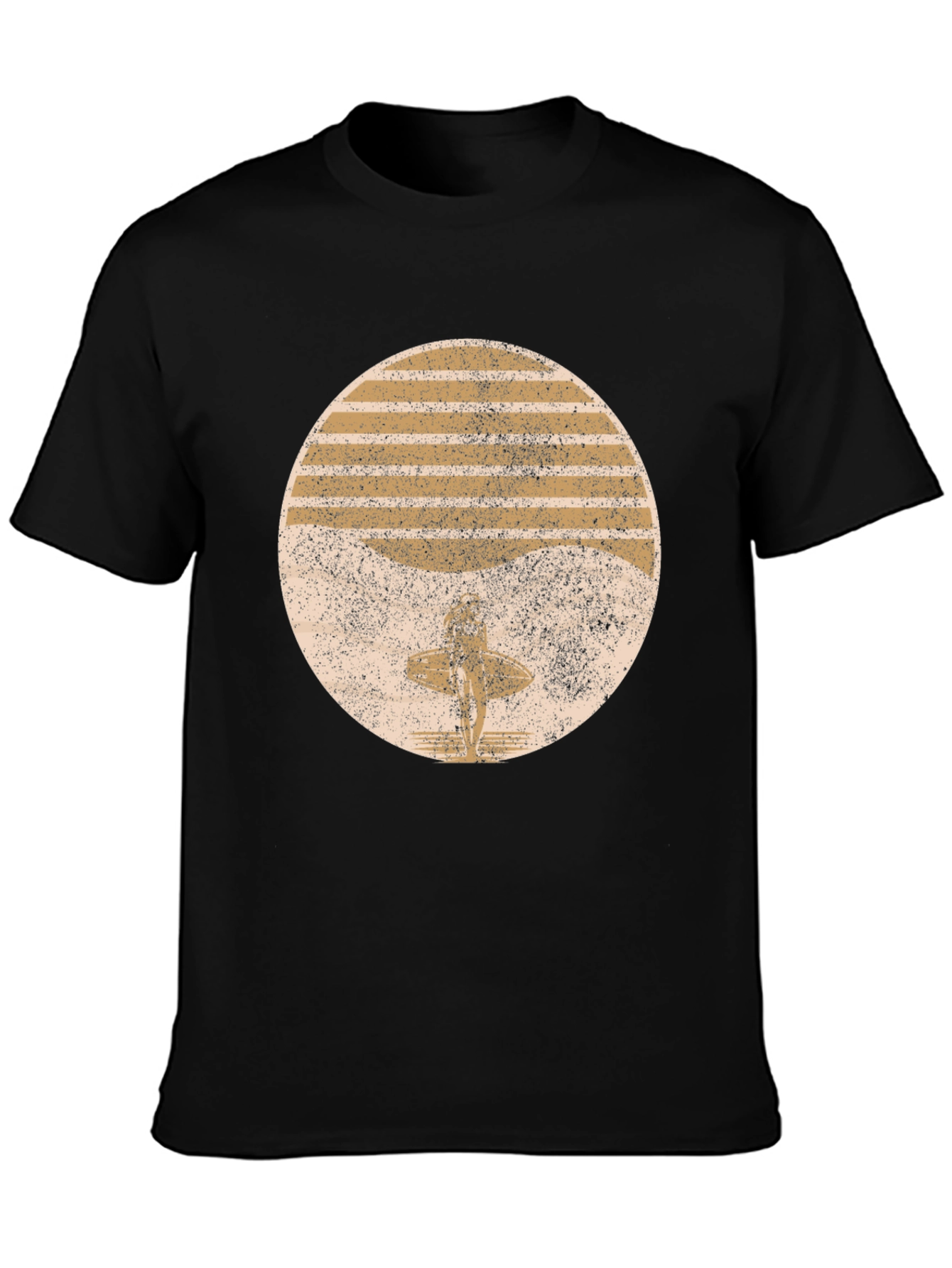 Retro Sunset Surfer T-Shirt