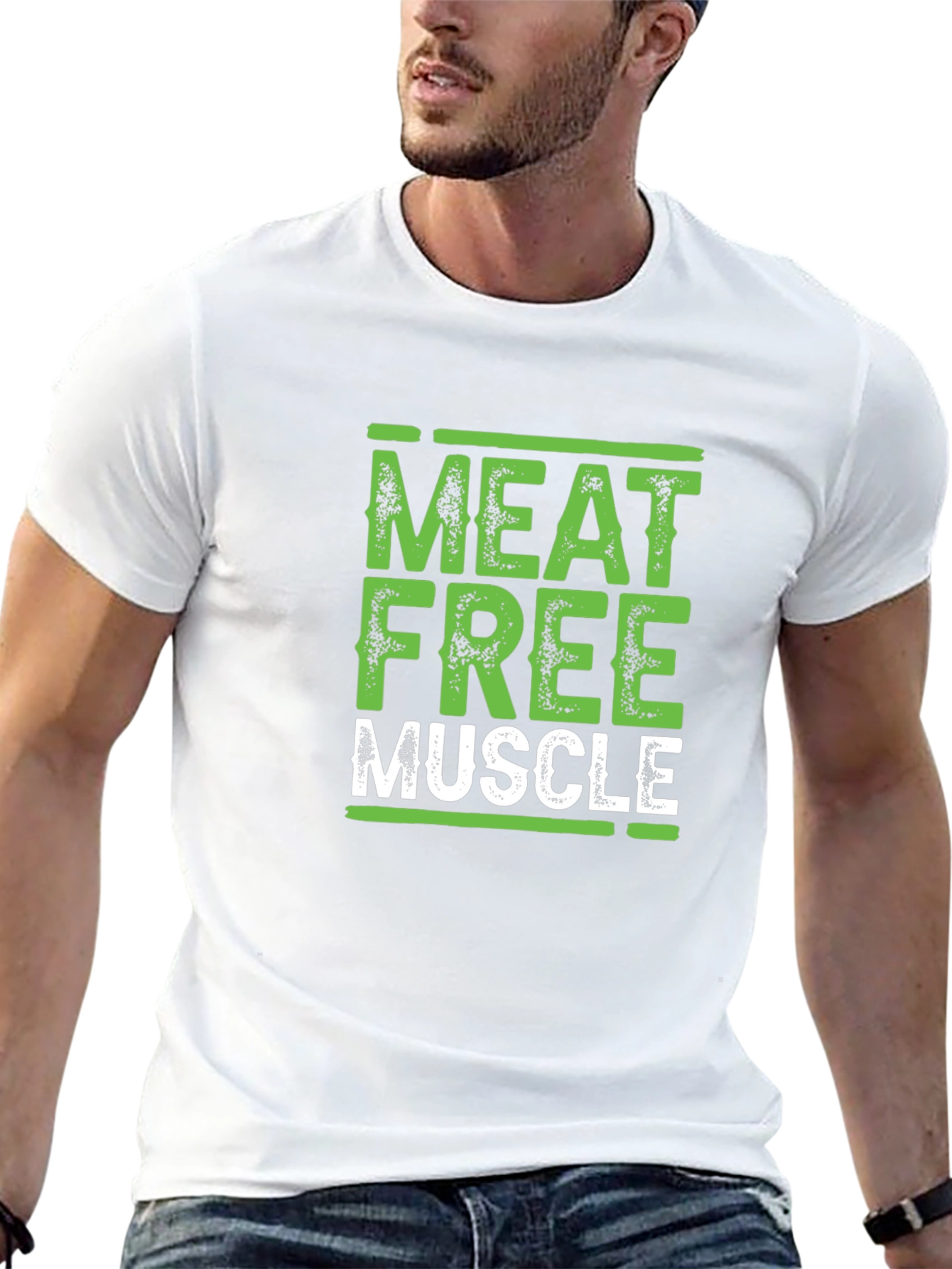 Meat Free Muscle T-Shirt - Vegan Power