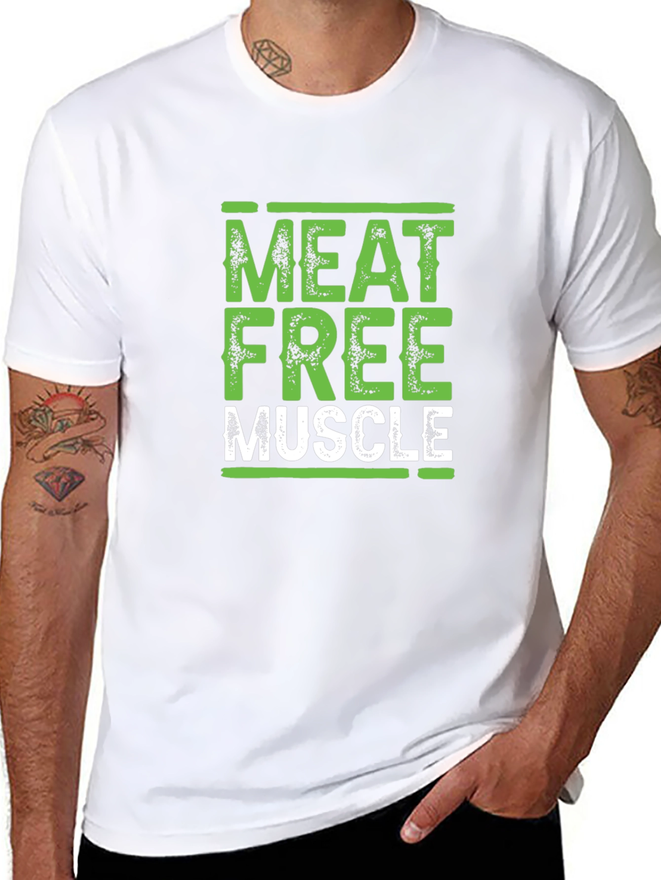 Meat Free Muscle T-Shirt - Vegan Power