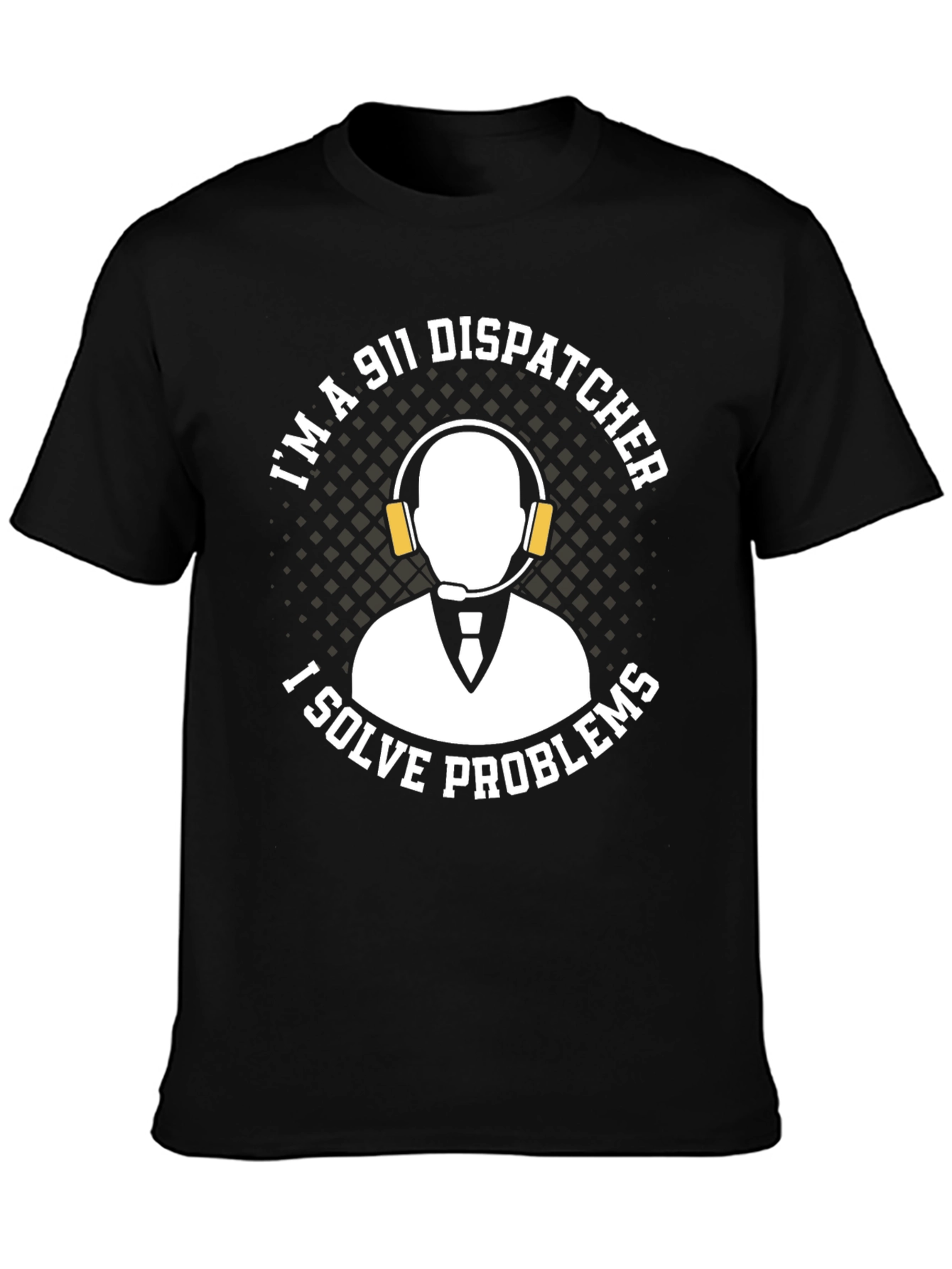 911 Dispatcher Problem Solver Graphic Tee